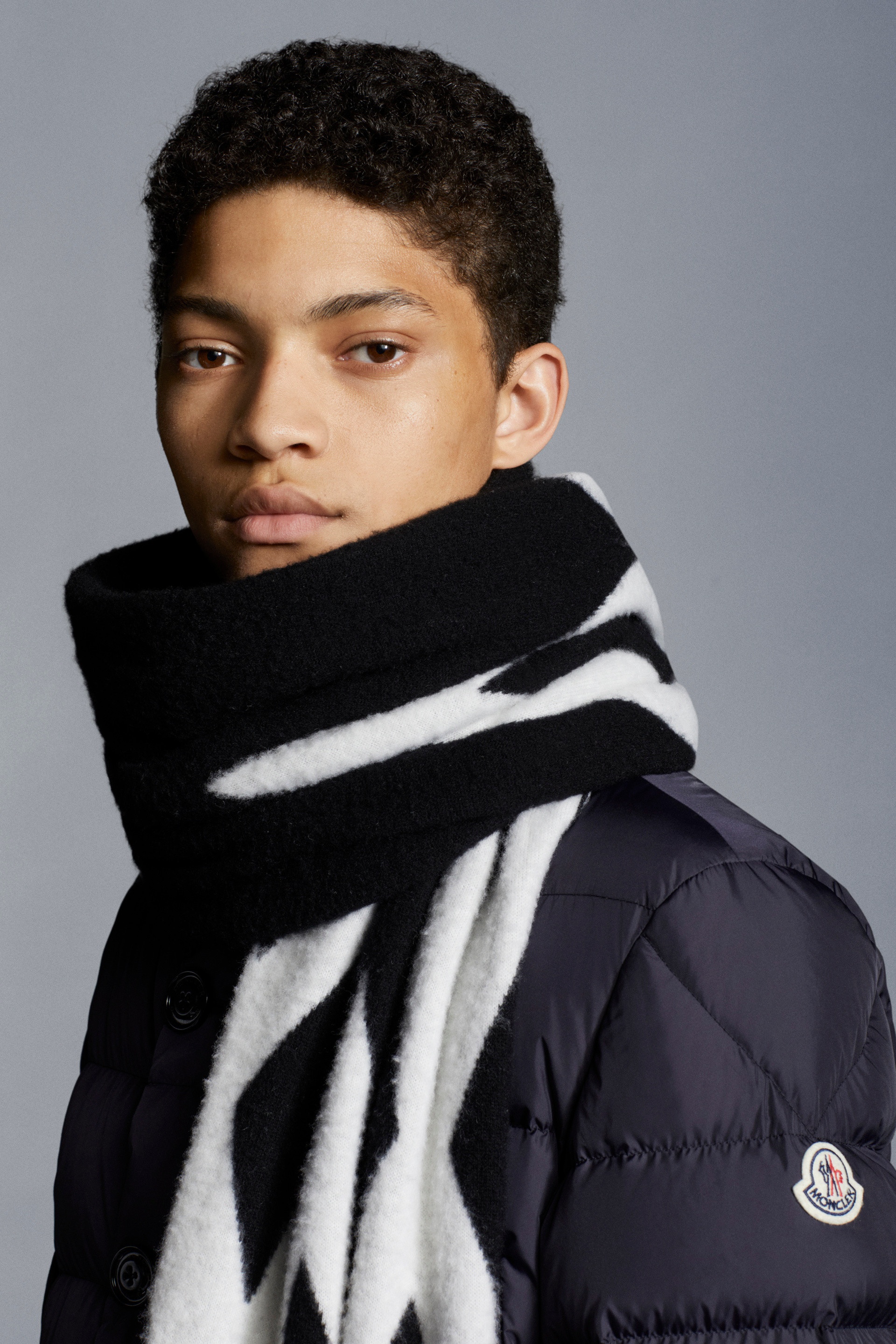 Intarsia-Knit Scarf - 4