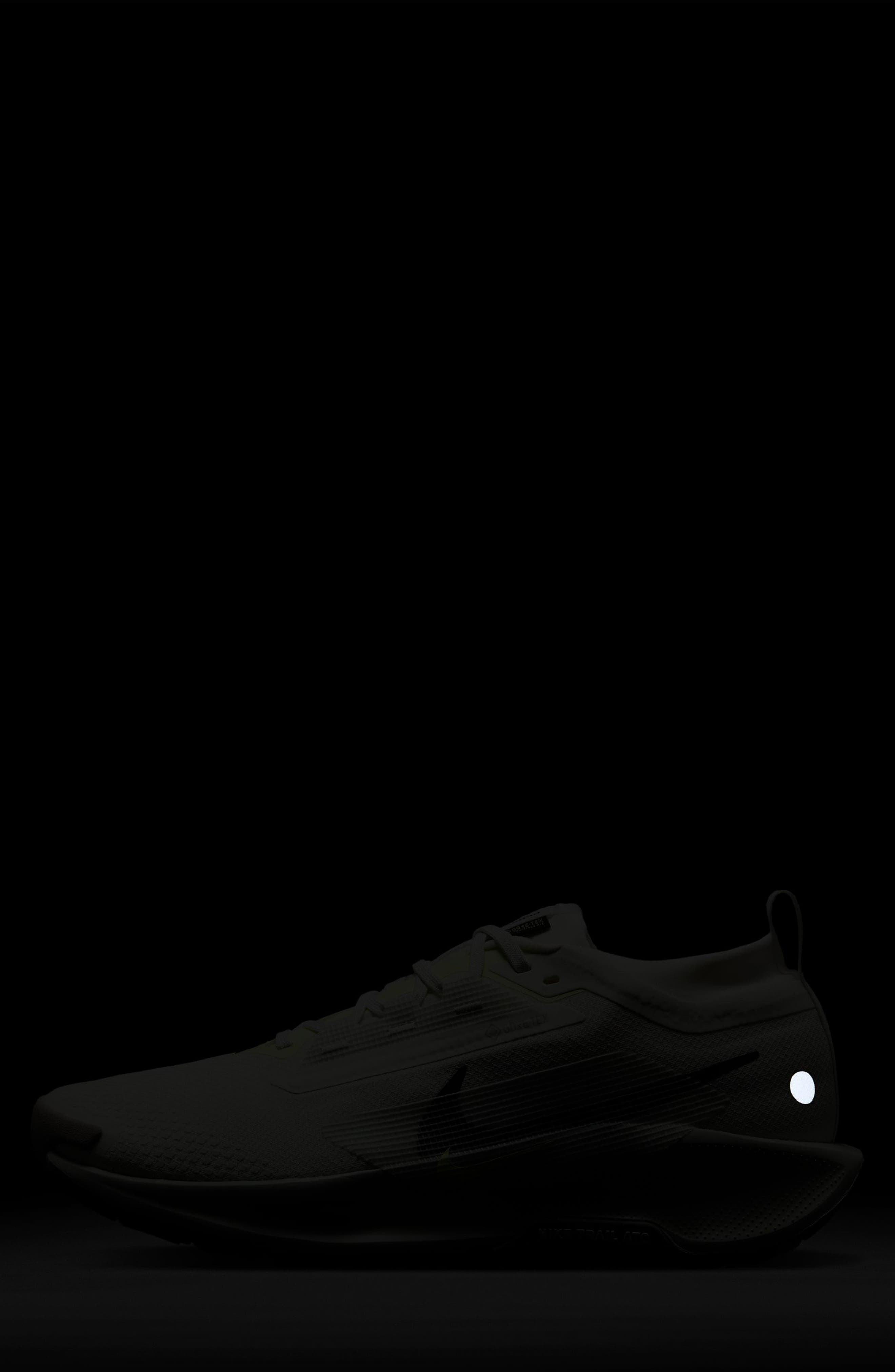 Nike Pegasus Trail 5 Gore-Tex® Waterproof Running Shoe in White/Sequoia/Silver at Nordstrom - 7