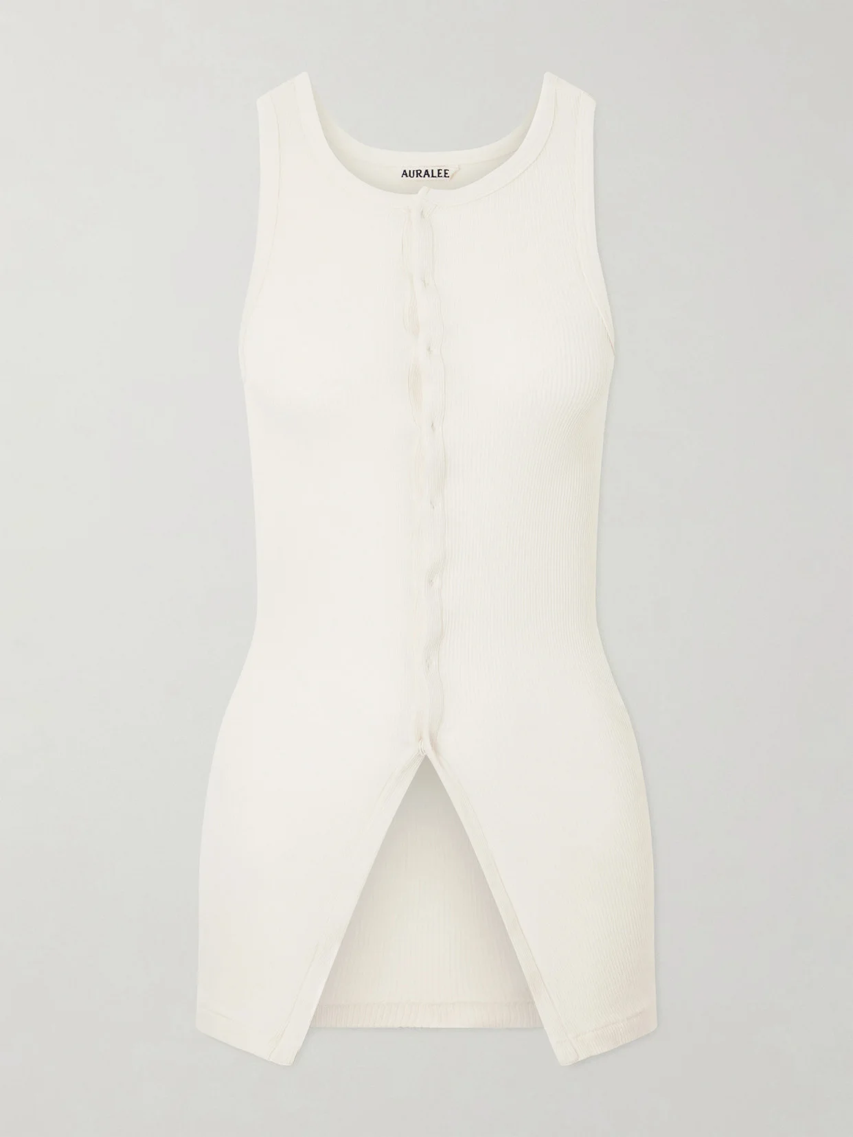 Ribbed-knit Cotton Tank - 1