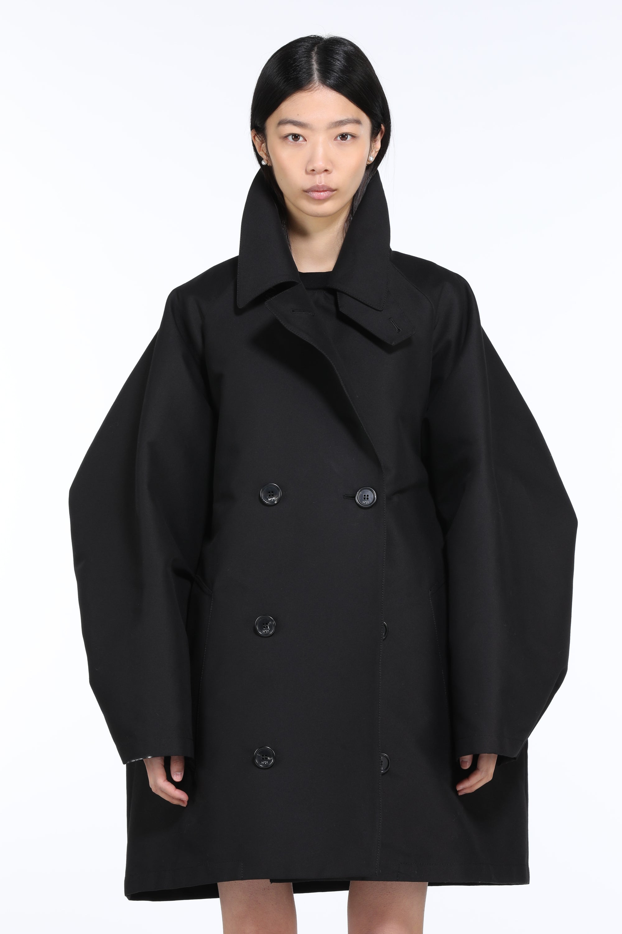 DOUBLE-BREASTED TRENCH JACKET - 4