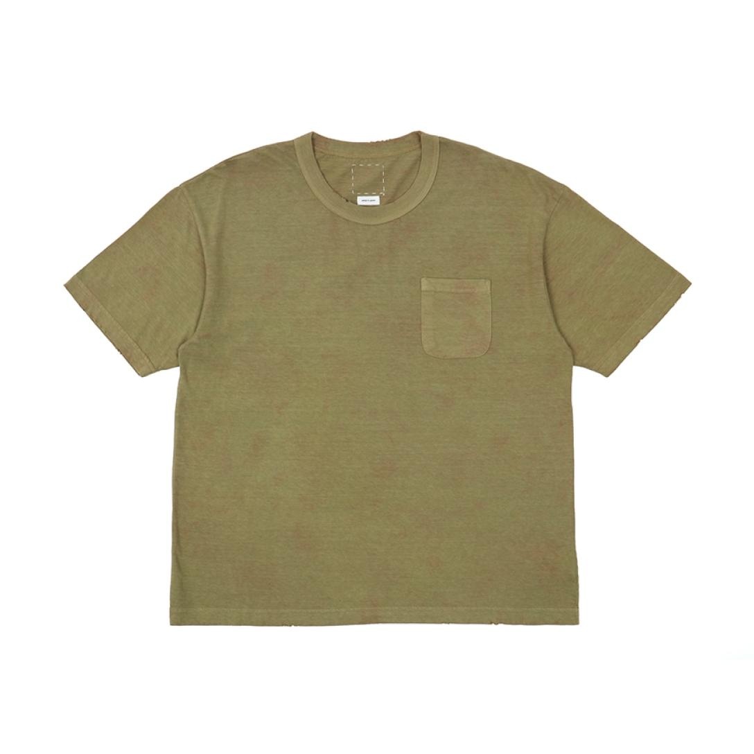 JUMBO TEE S/S (UNEVEN DYE) GREEN - 2