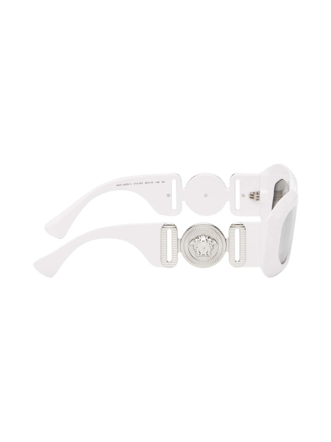 White Maxi Medusa Biggie Sunglasses - 2