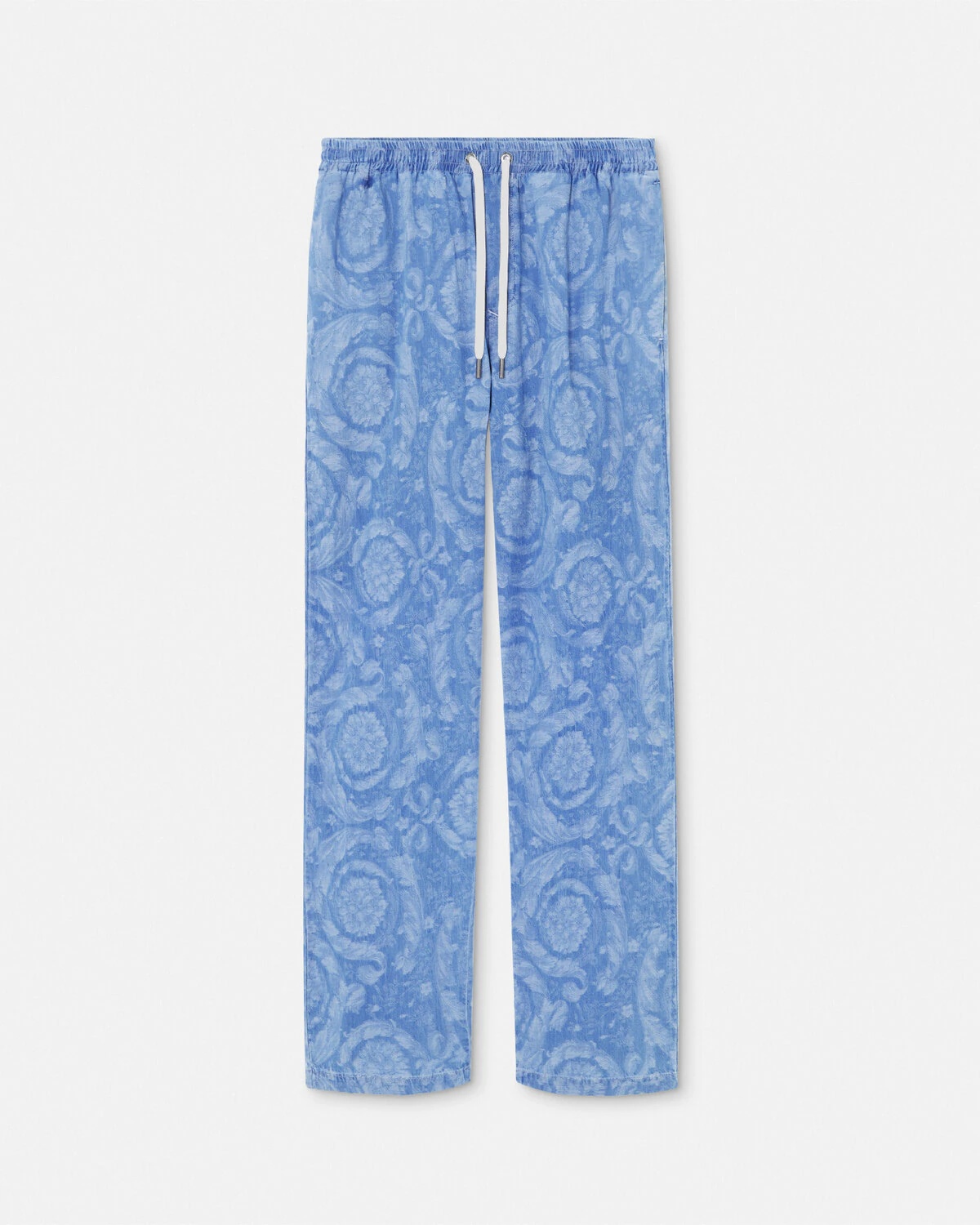 Barocco Chambray Denim Pants - 1