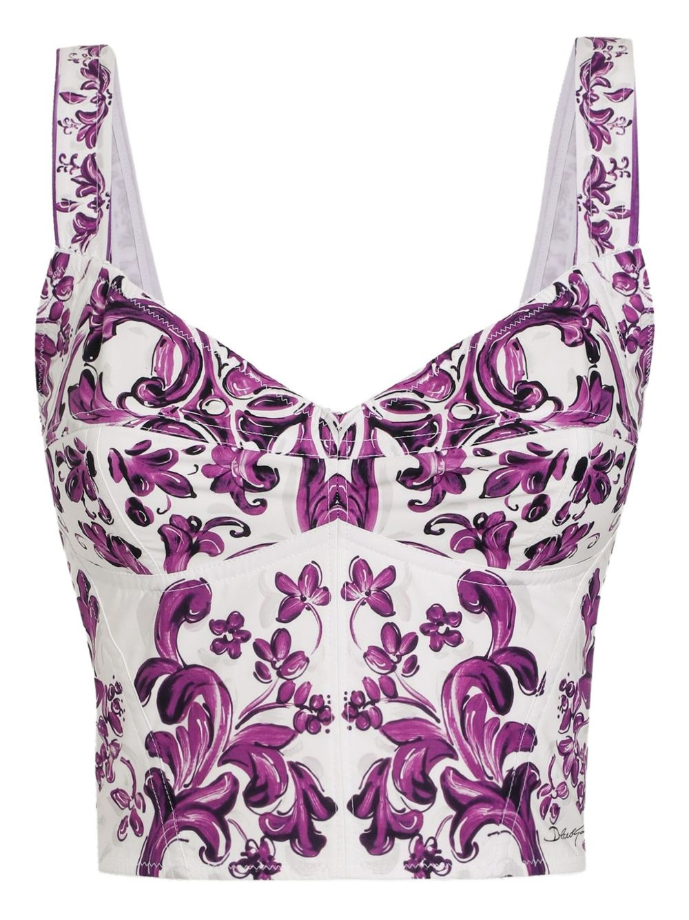 Dolce & Gabbana majolica bustier top - 1