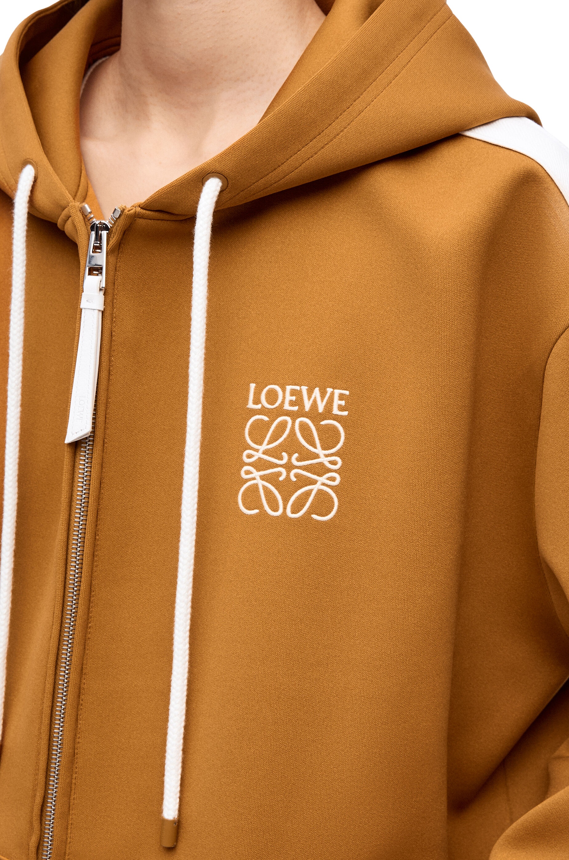 Hooded tracksuit jacket in technical jersey - 5