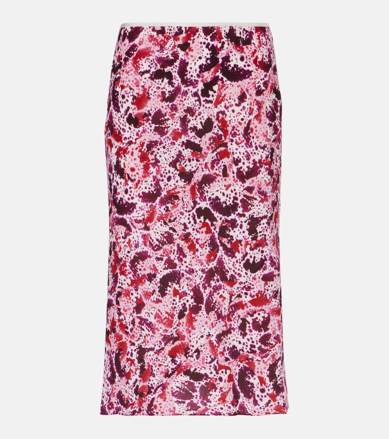 Floral pencil skirt - 1