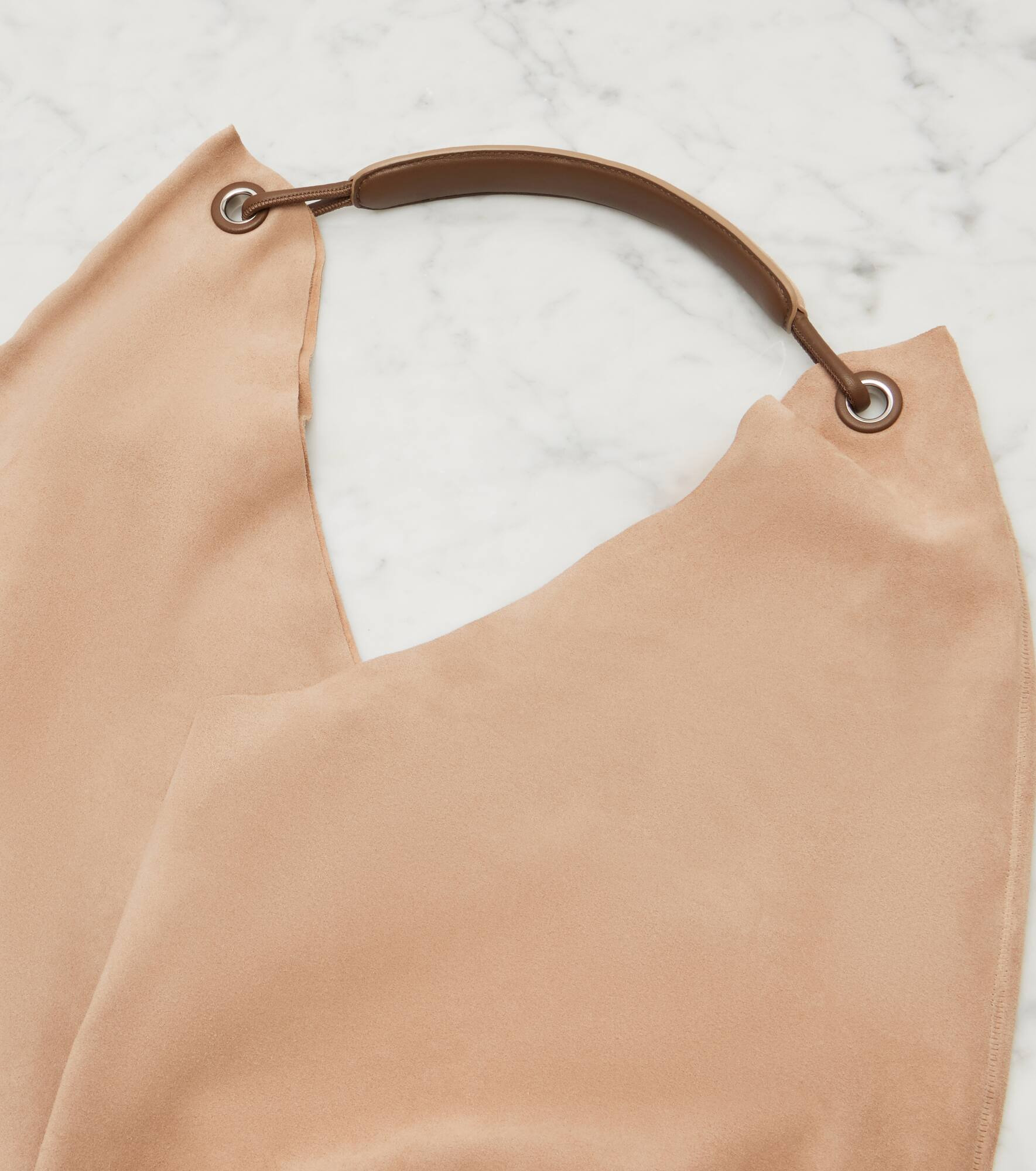 Bindle Three suede shoulder bag - 6
