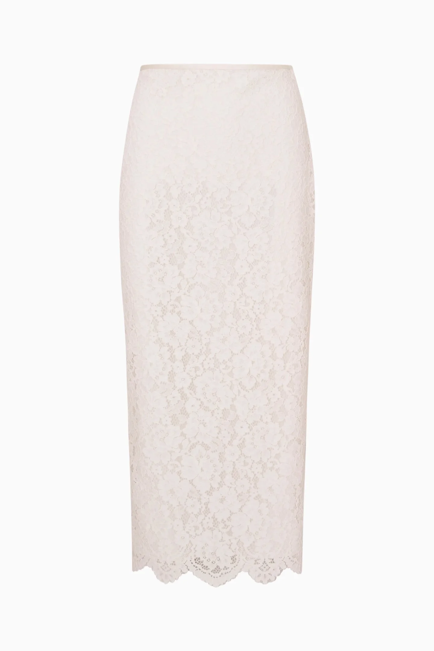 Ilse Lace Midi Pencil Skirt - 1