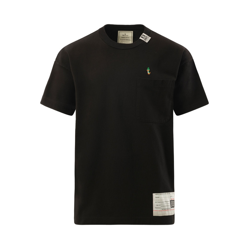 Maison MIHARAYASUHIRO Duck Embroidery T-Shirt in Black outlook