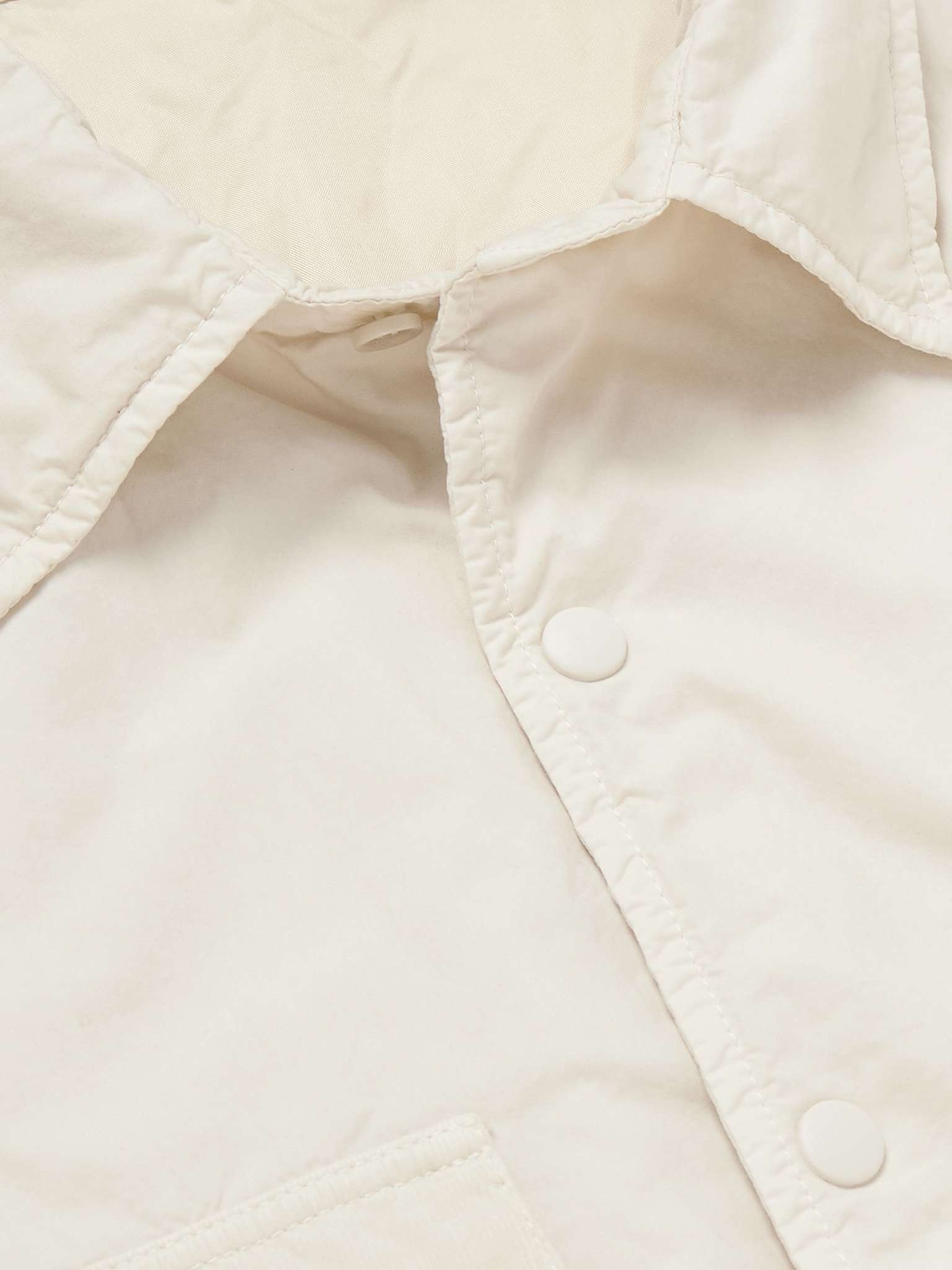 Corduroy-Trimmed Cotton-Shell Padded Overshirt - 4