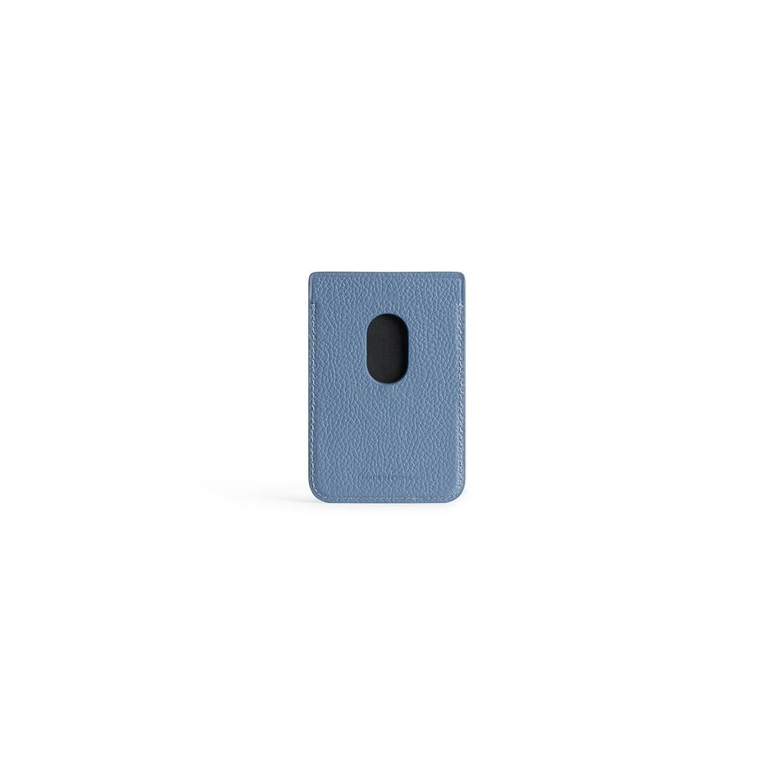 Men's Cash Magnet Card Holder in Blue - 2