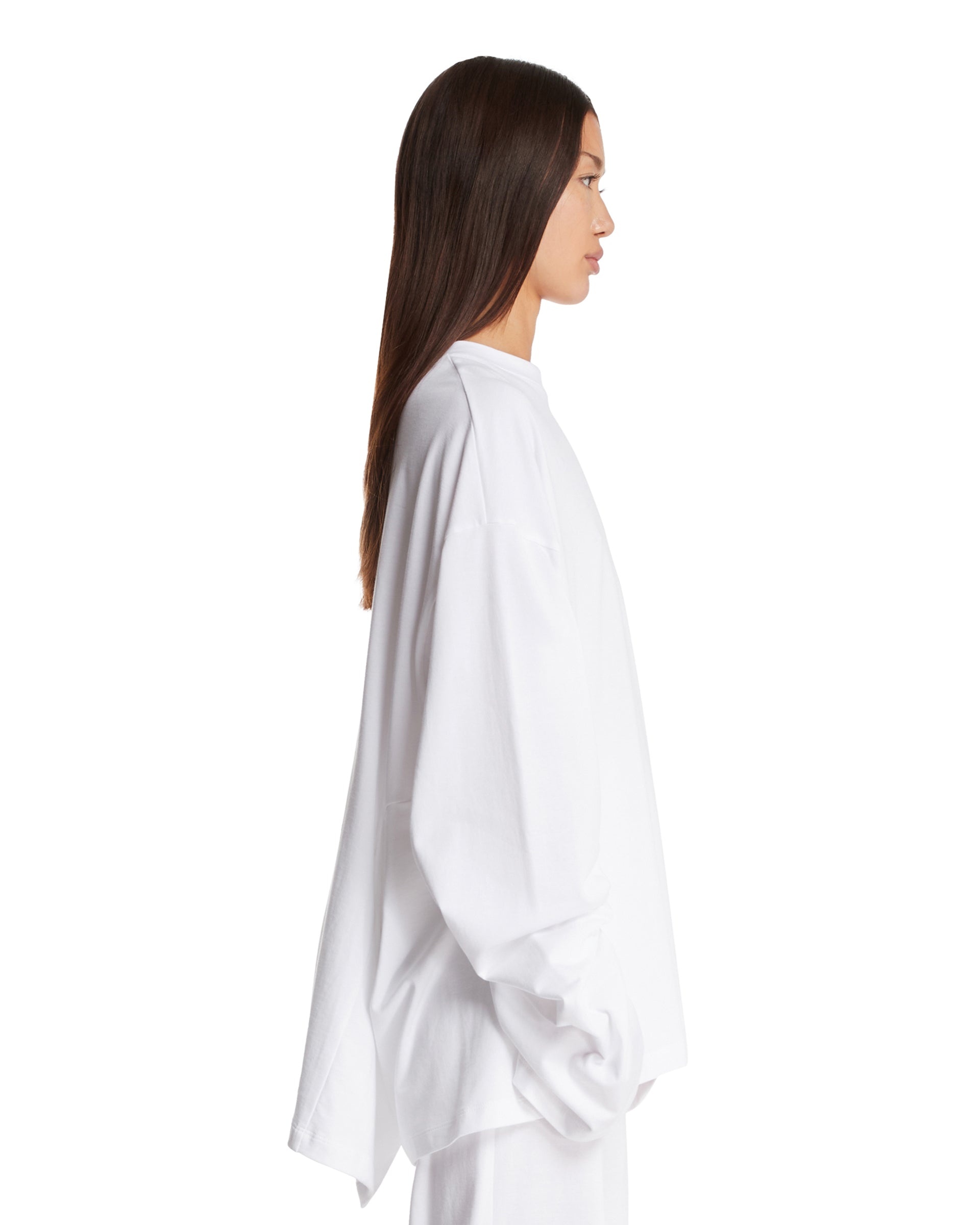 White Wide Sleeve T-Shirt - 5