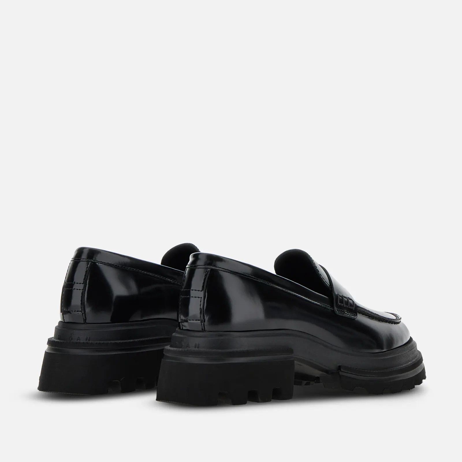フラットシューズ Hogan H674 Loafers HOGAN CLASSIC BLACK LOAFER SHOE | miinto | REVERSIBLE