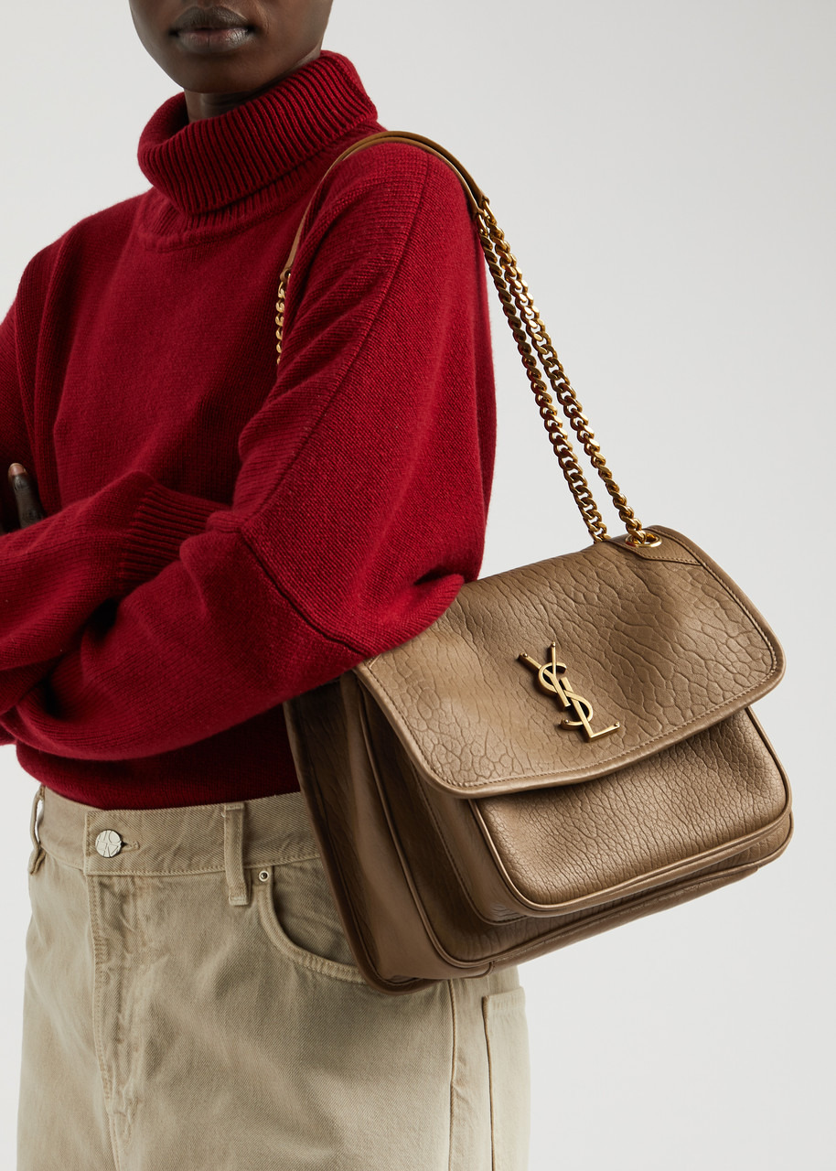 Nikki grained leather shoulder bag - 6