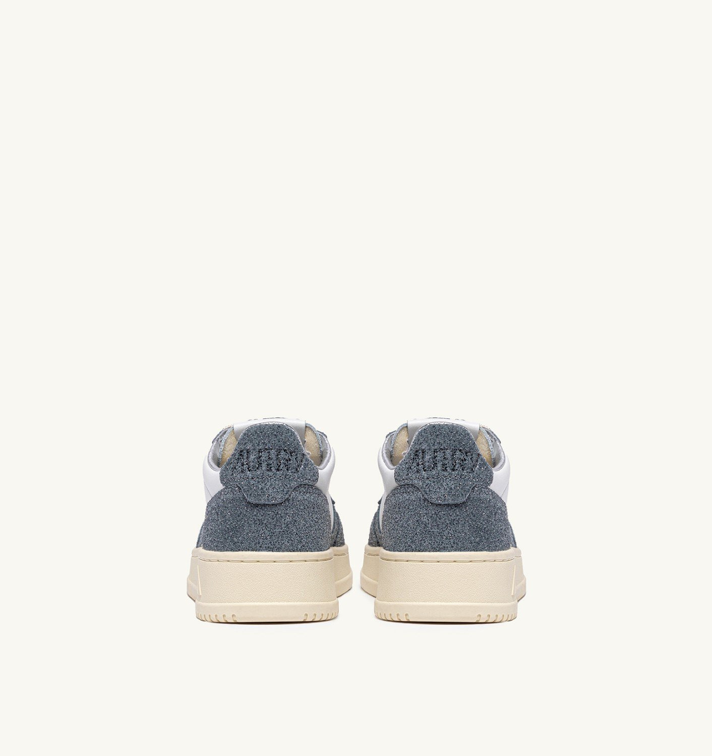 MEDALIST LOW SNEAKERS IN WHITE LEATHER AND ASH GLITTER - 4