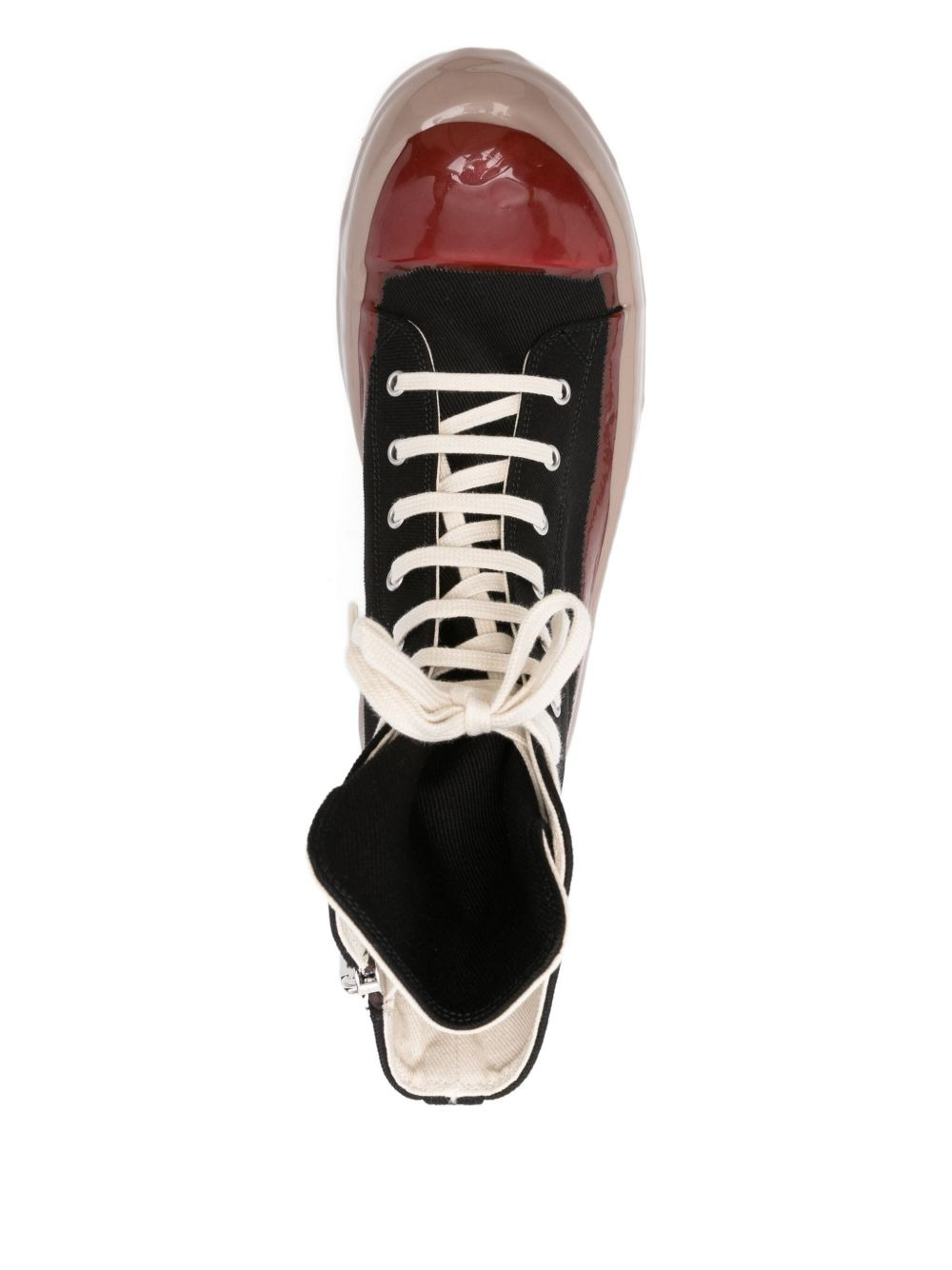 high-top lace-up sneakers - 4