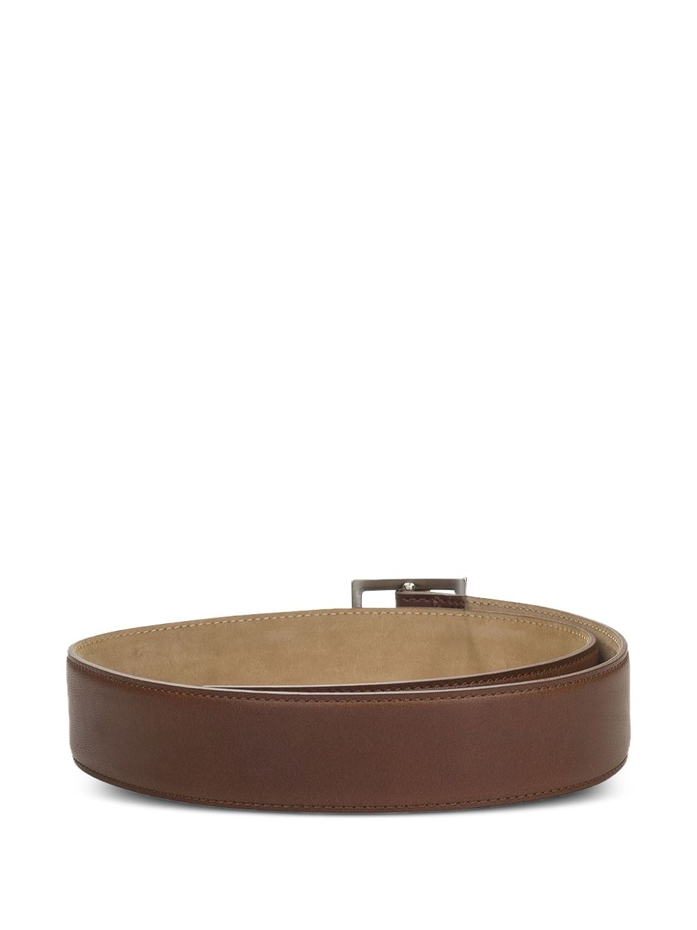 classic square-buckle belt - 2