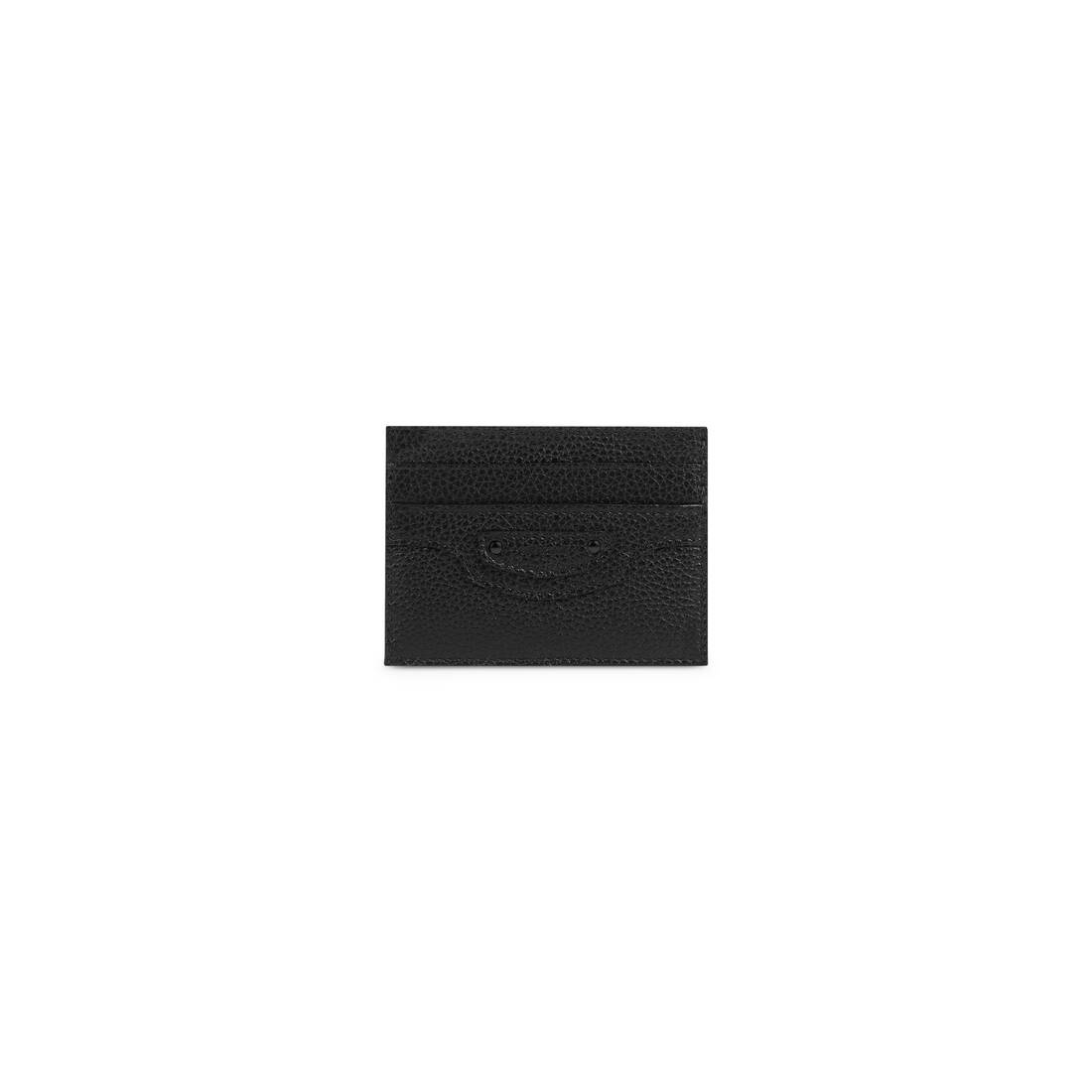 Men's Neo Classic Card Holder in Black - 1