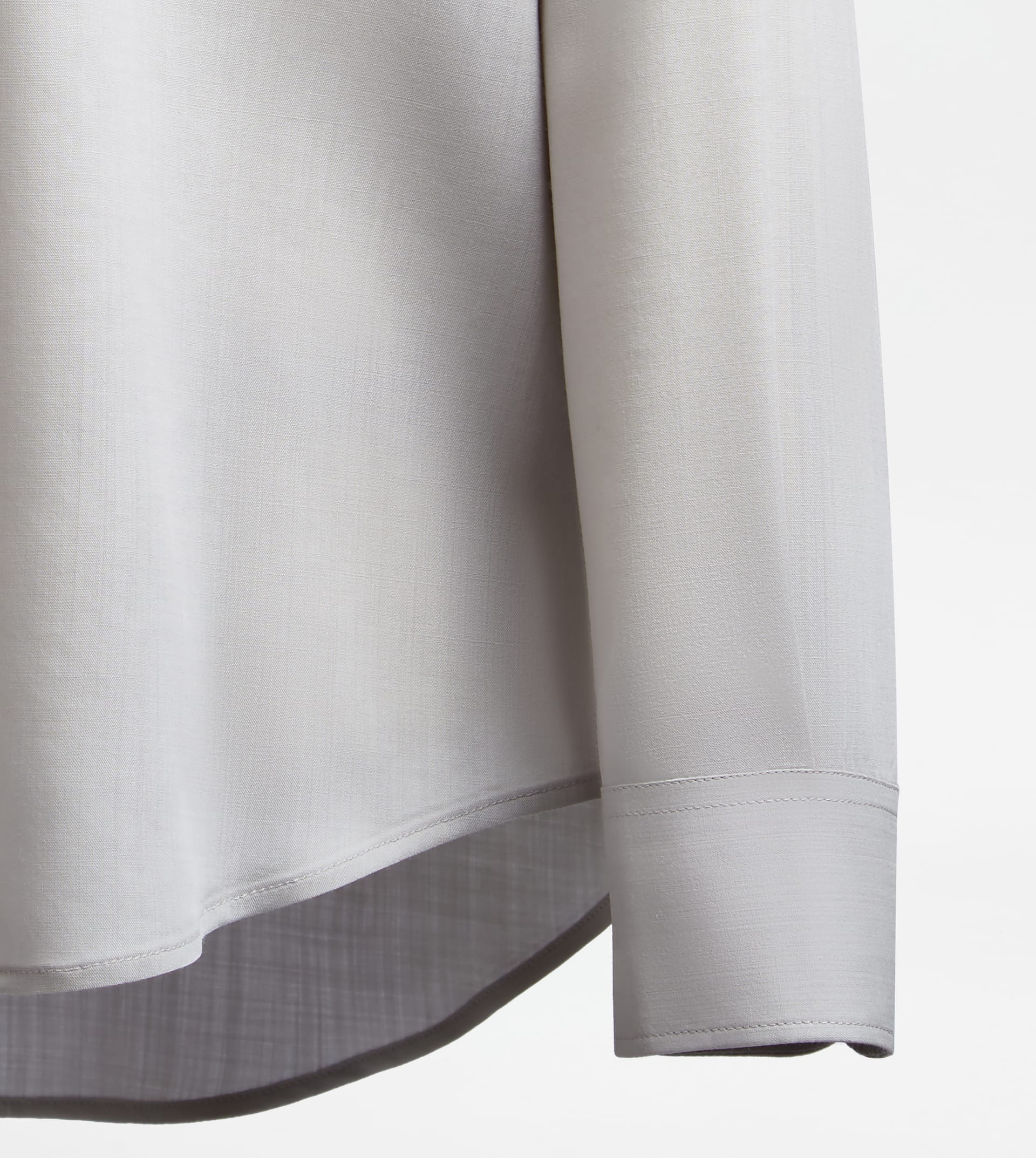 SHIRT IN WOOL - BEIGE - 4