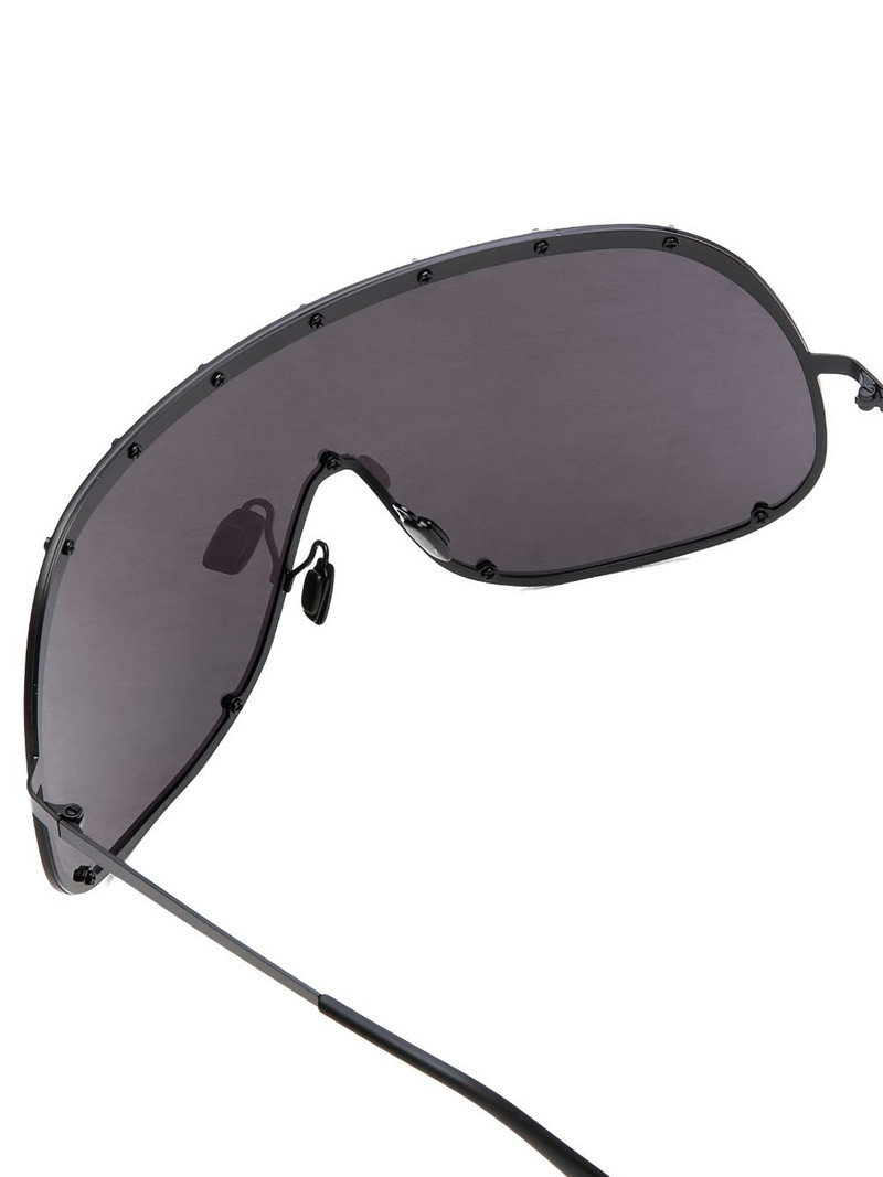 Rick Owens DRKSHDW shield-frame sunglasses outlook