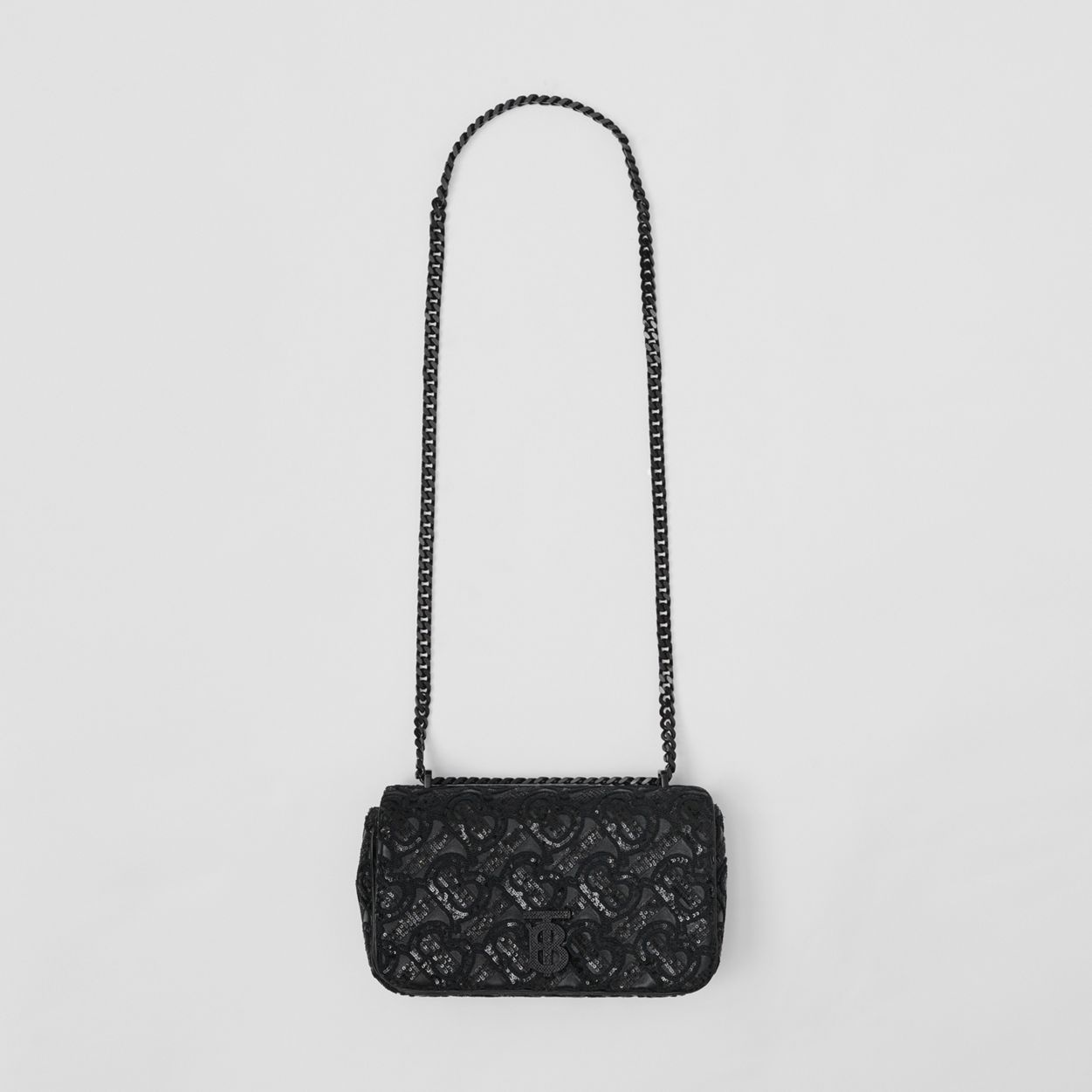 Sequinned Monogram Leather Small Lola Bag - 4