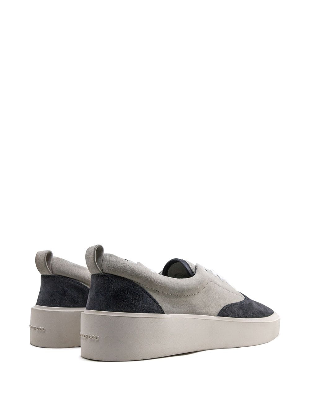 panelled low-top sneakers - 3