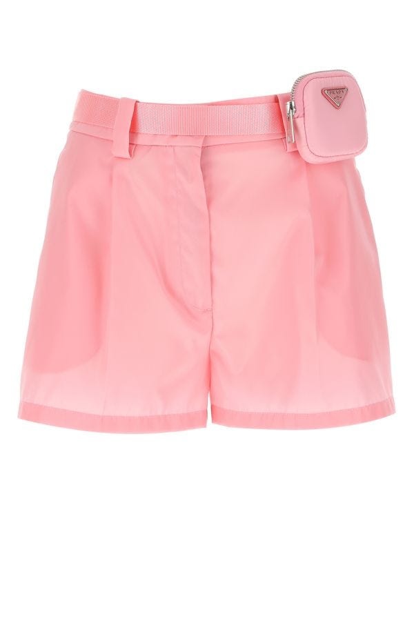 ショートパンツ PRADA SS23 Pink nylon shorts (22H826S2011WQ8 F0028) Prada - Re-Nylon pink shorts 22H826S2011WQ8 - shop with