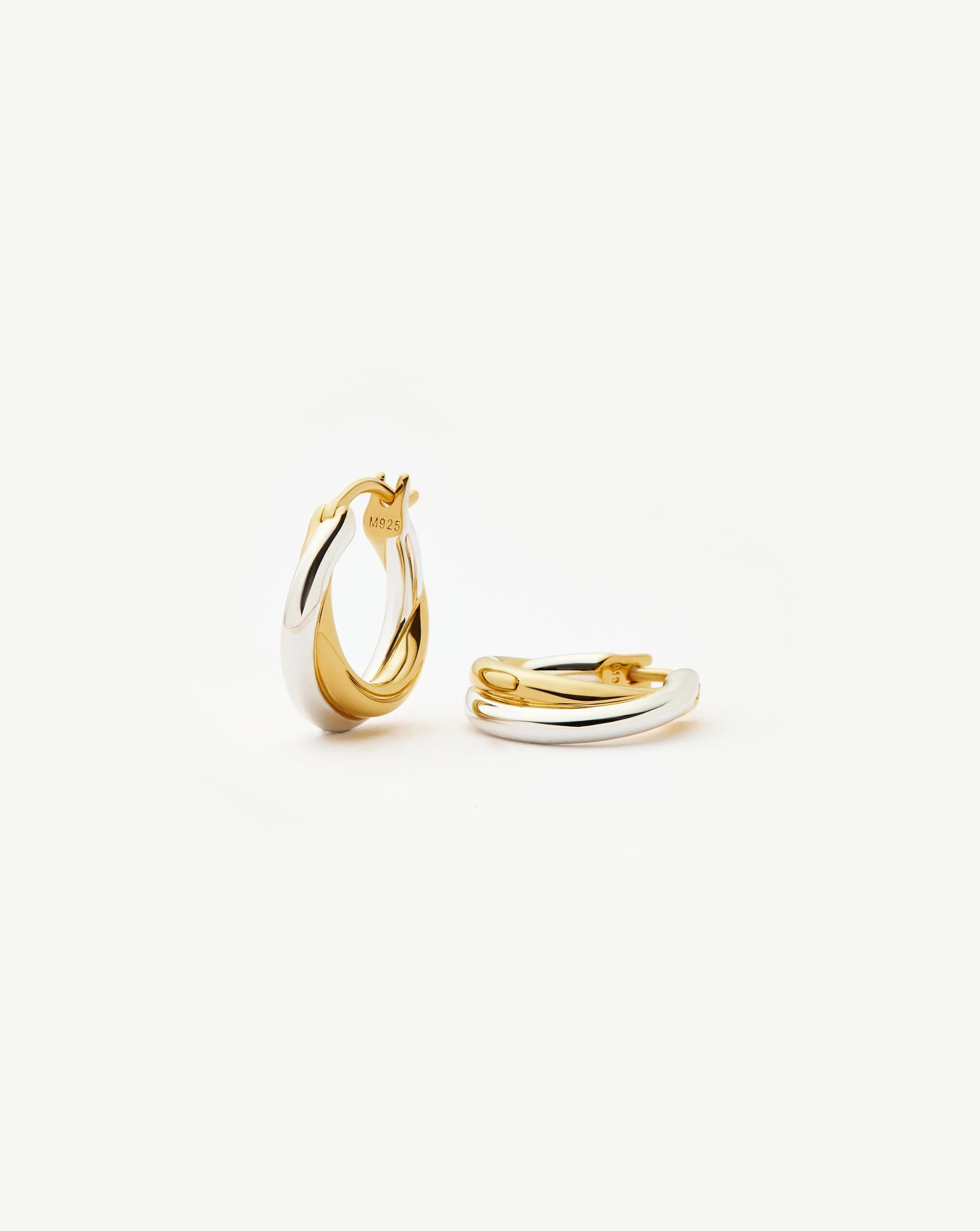 Lucy Williams Entwine Small Hoop Earrings - 1
