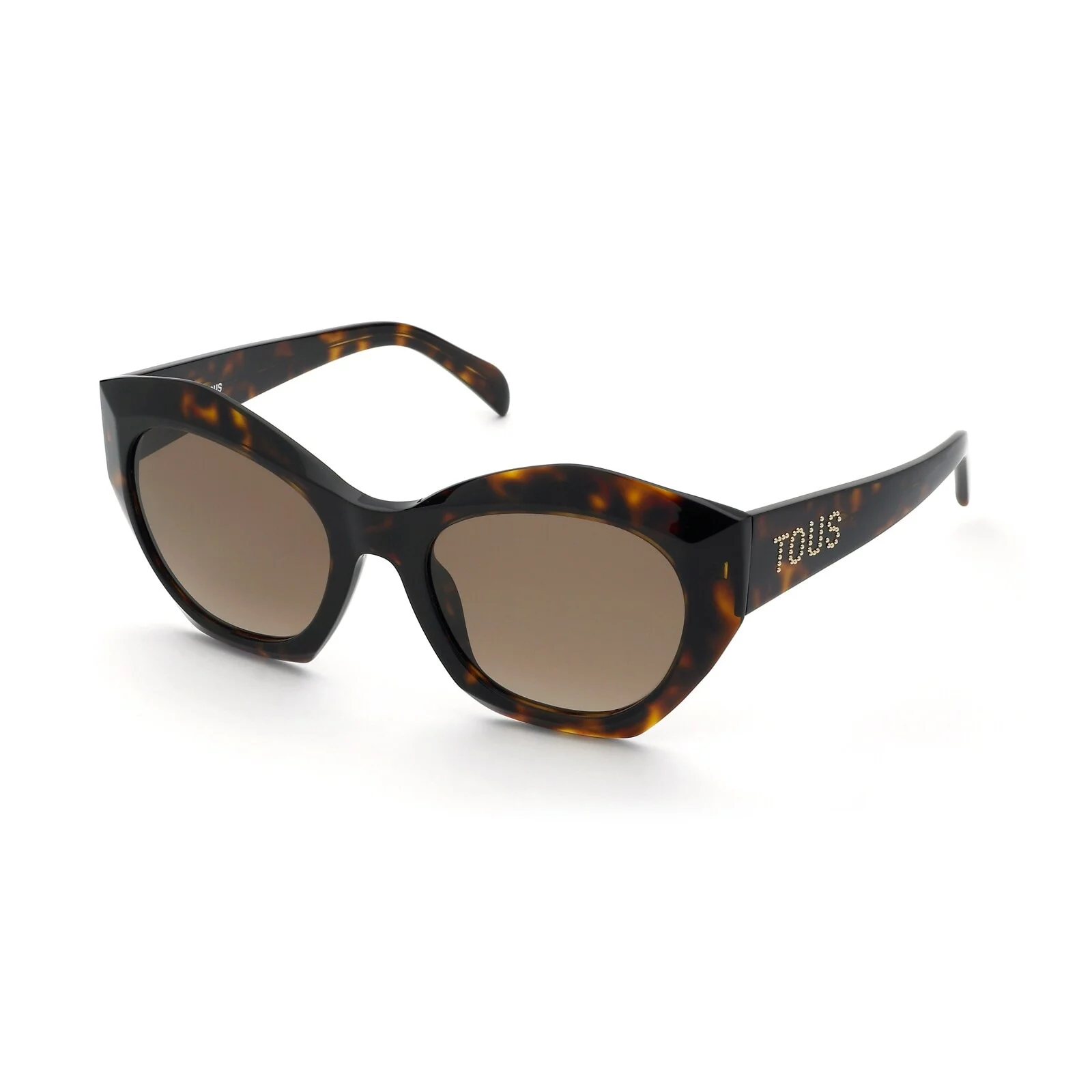 Havana-colored Sunglasses TOUS Faceted Logo - 1