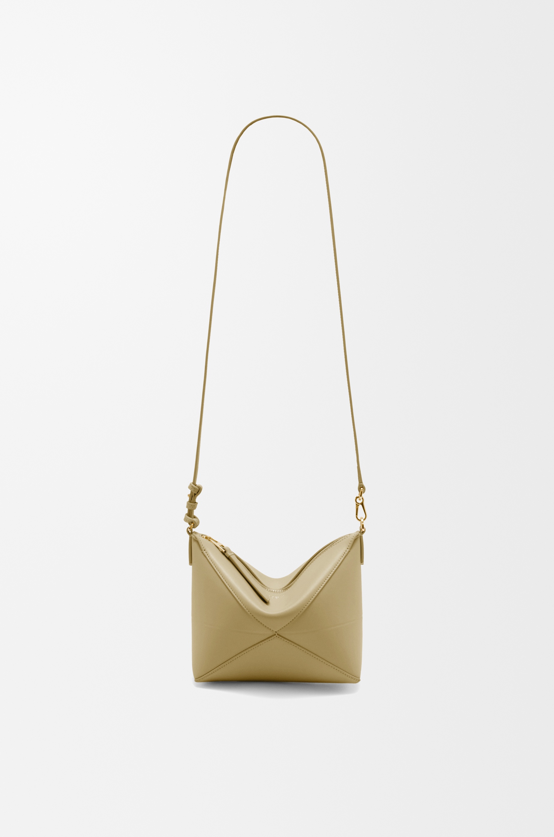 Puzzle Fold pouch in shiny nappa calfskin - 8