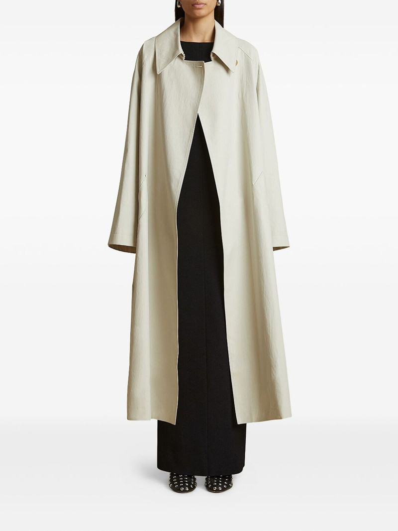 KHAITE cotton-blend coat outlook