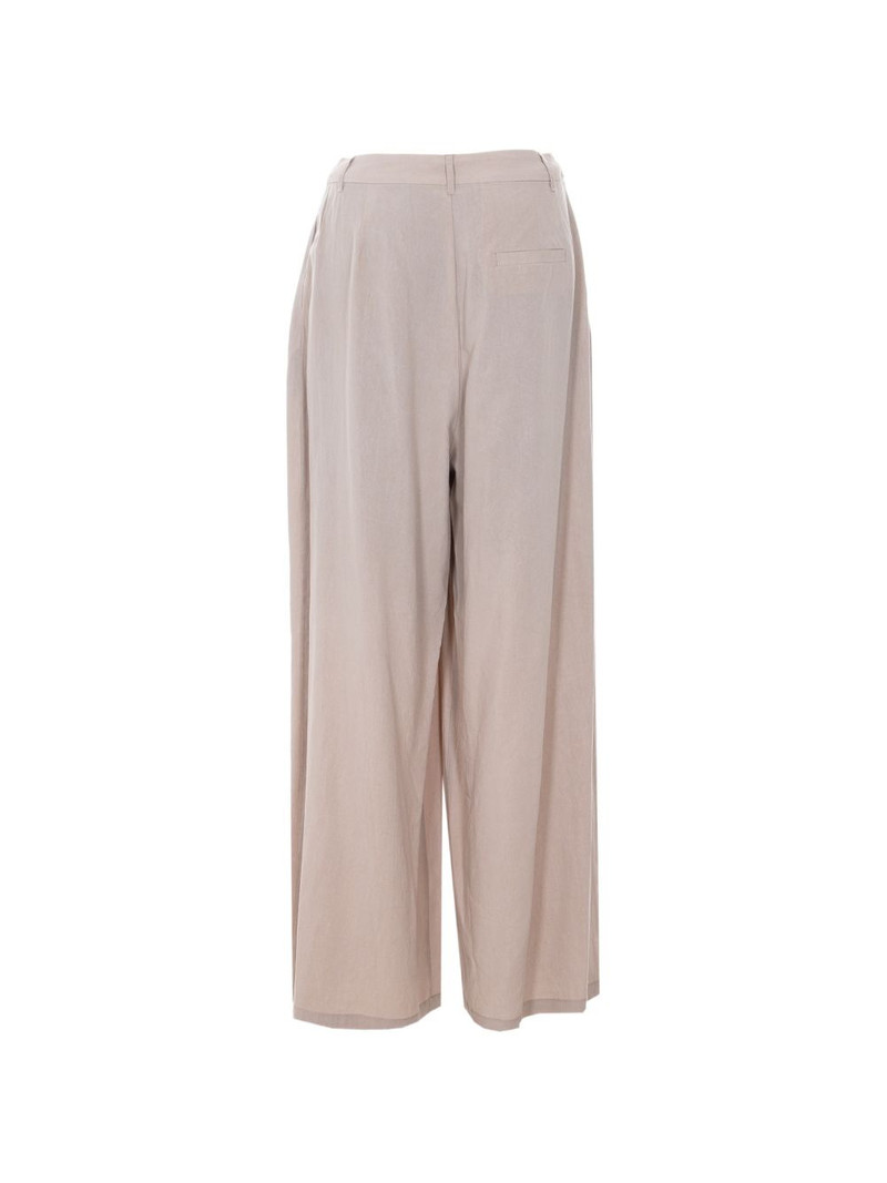 ELEH pleated wide leg trousers outlook