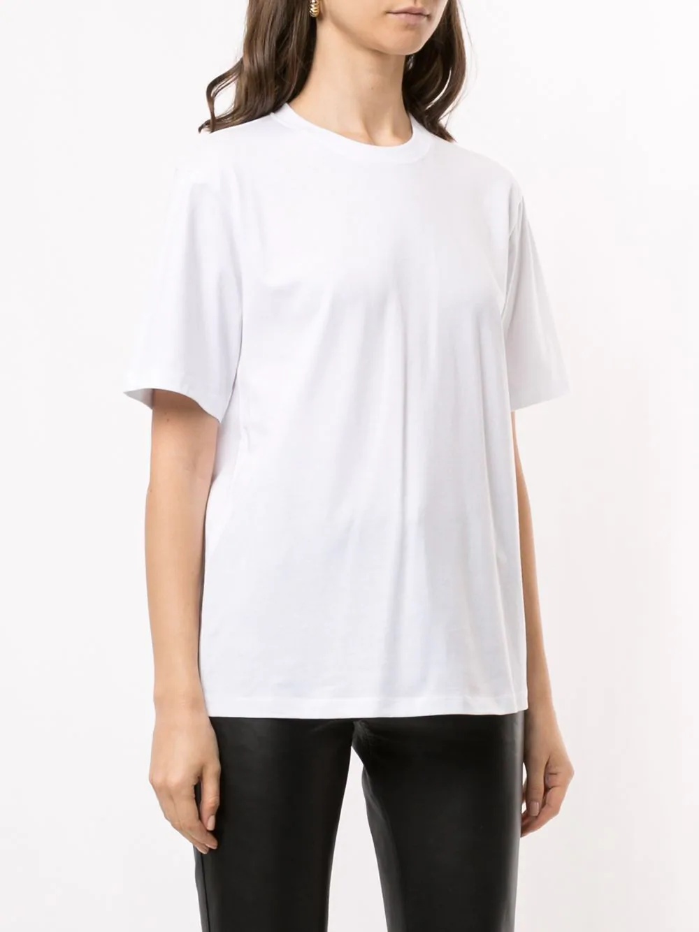 round neck cotton T-shirt - 3