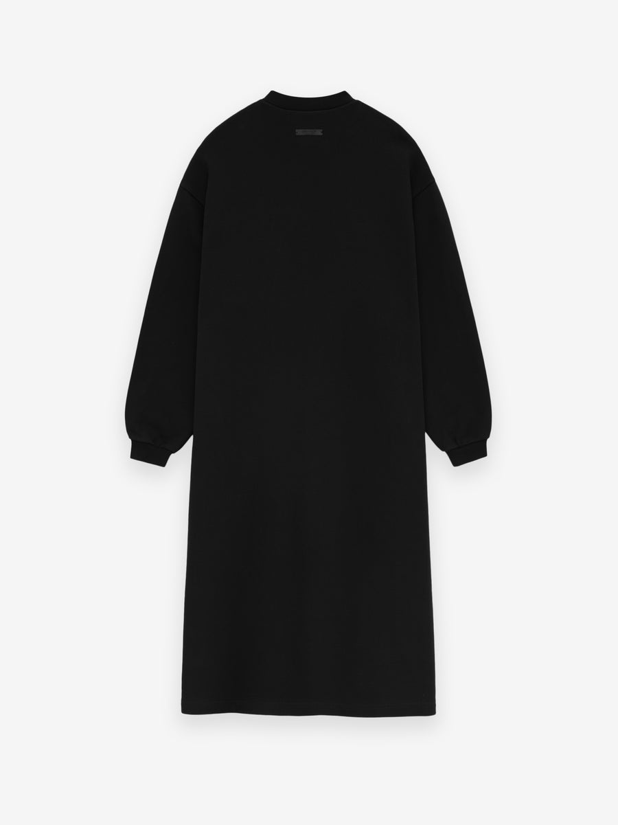 Women's Fleece Crewneck Dress - 2