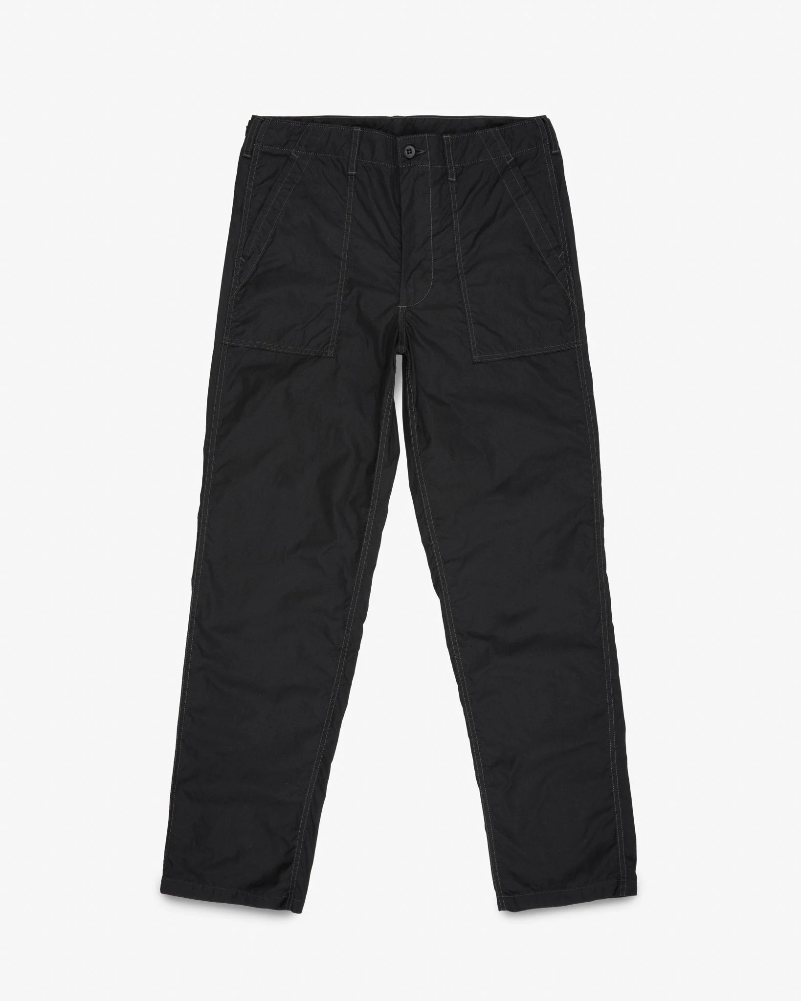 IH-745-BLK 4OZ COTTON/NYLON BAKER PANTS - BLACK - 1