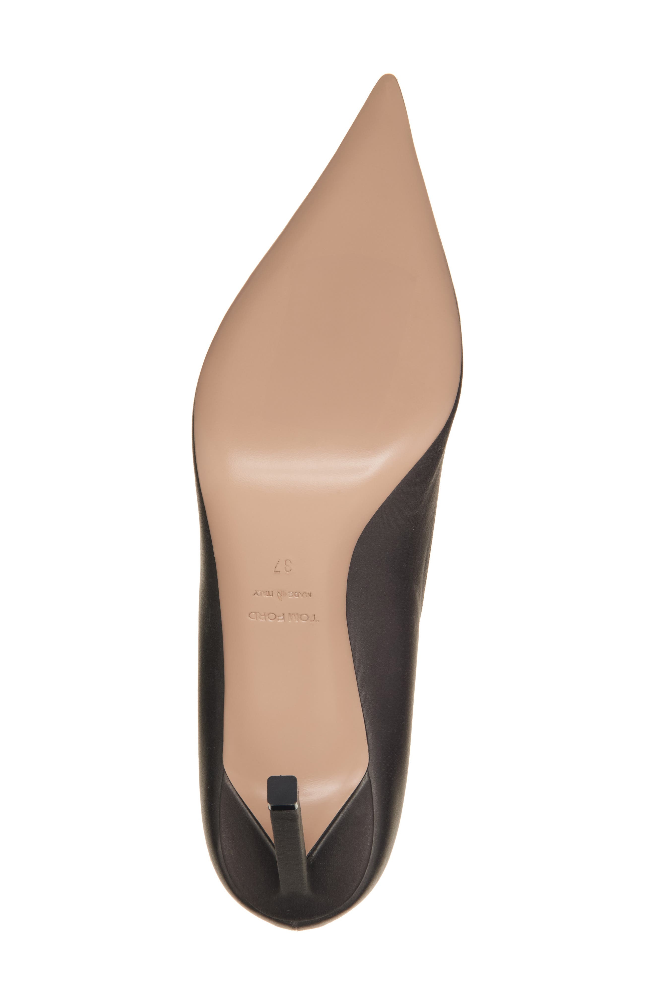 TOM FORD Betty Pointed Toe Pump in 1G003 Graphite at Nordstrom - 6