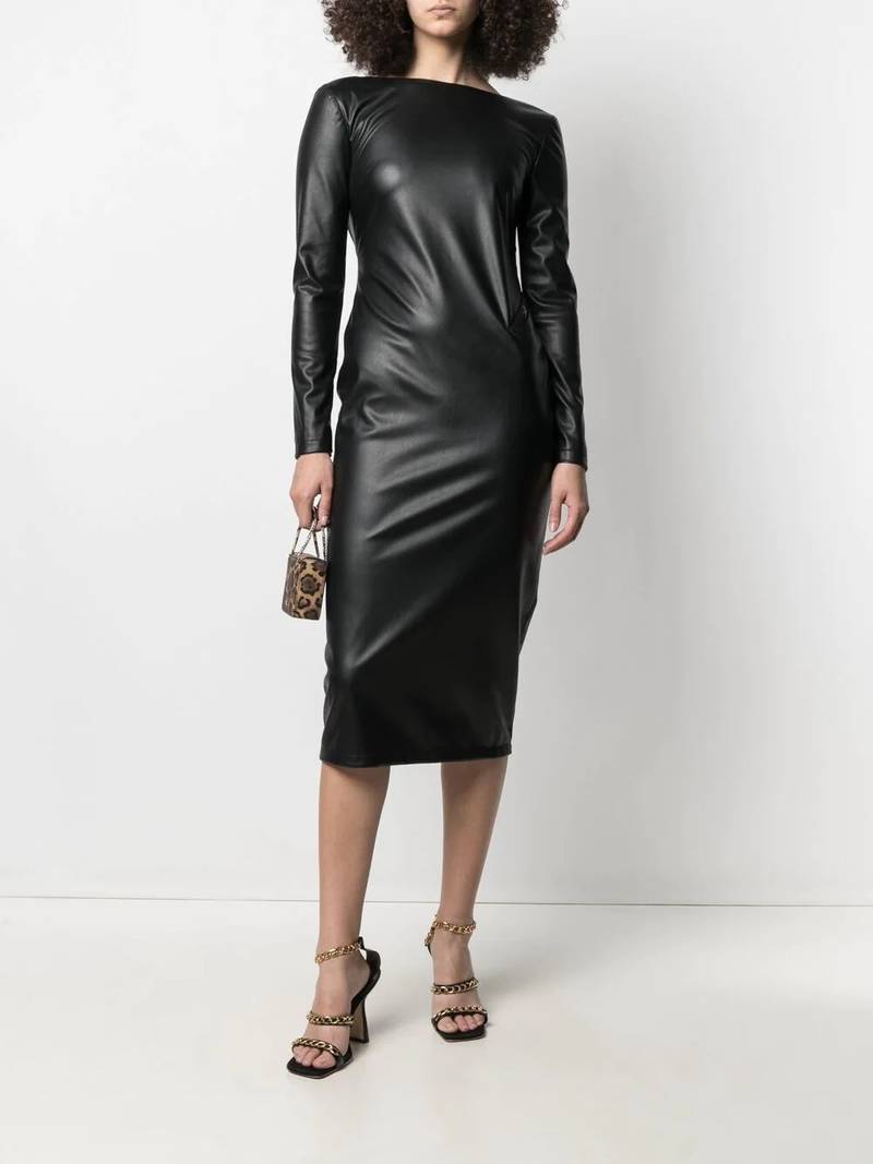 TOM FORD zip-detail open back dress outlook