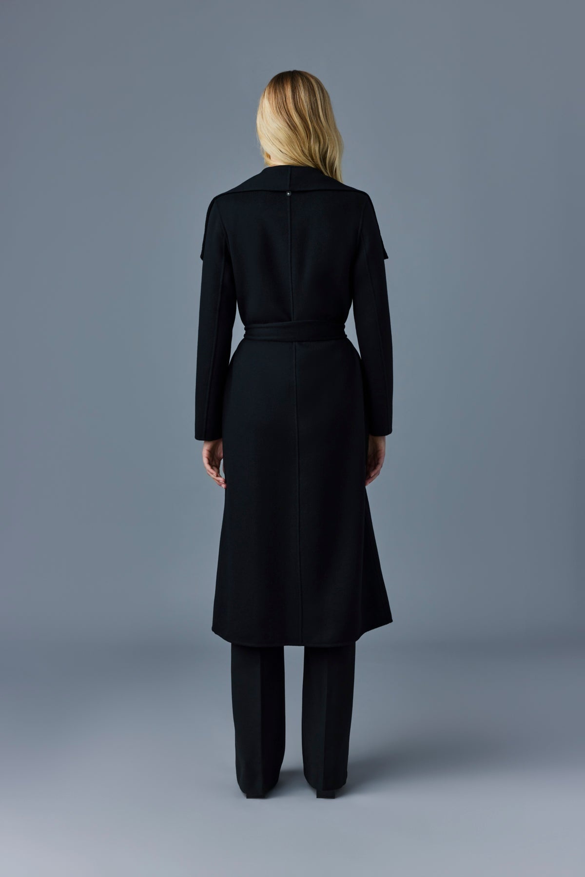 MAI Double-face wool wrap coat - 4