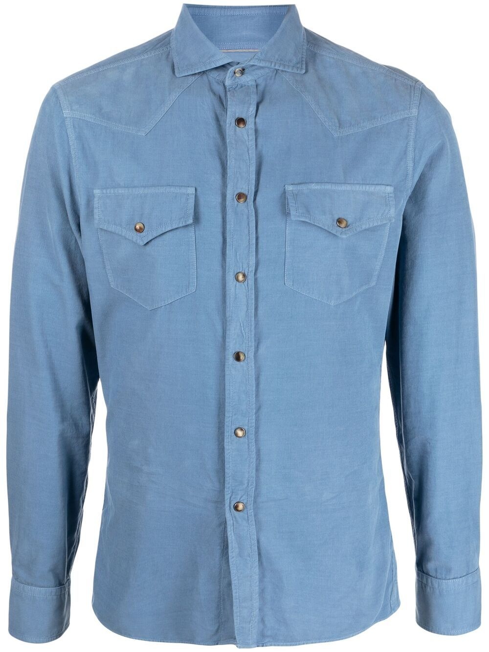 two-pocket corduroy shirt - 1