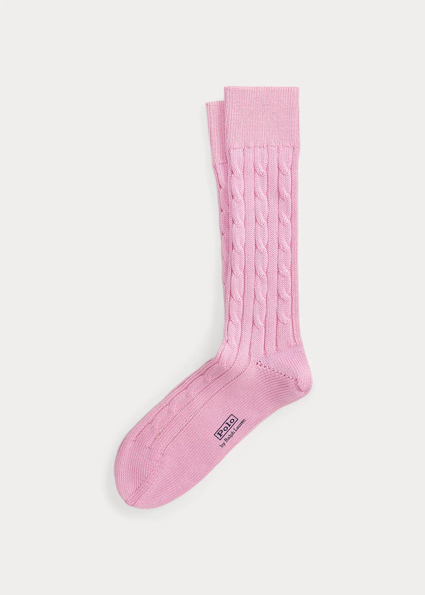 Cable-Knit Cotton-Blend Socks - 1