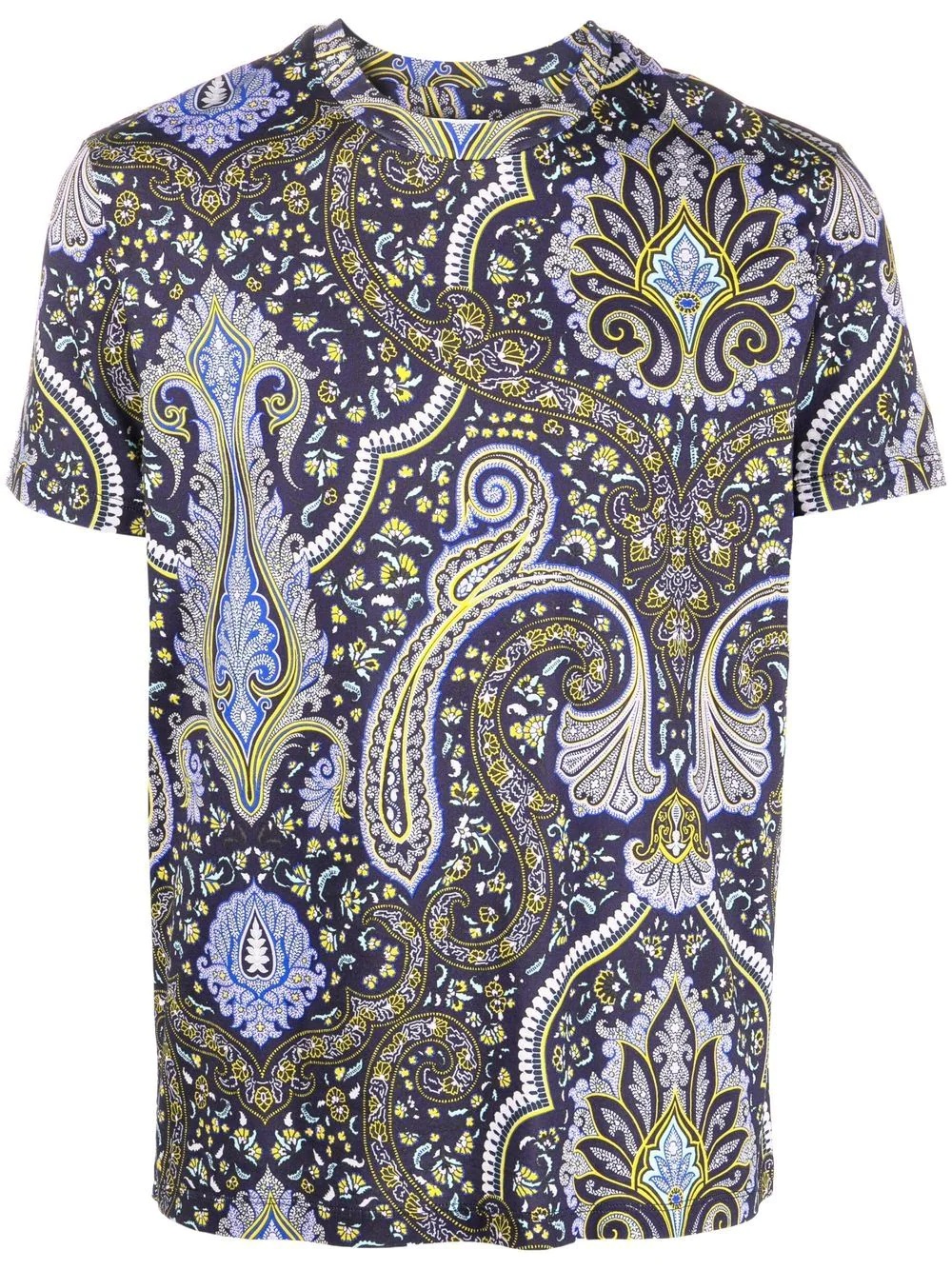 cotton paisley-print T-shirt - 1