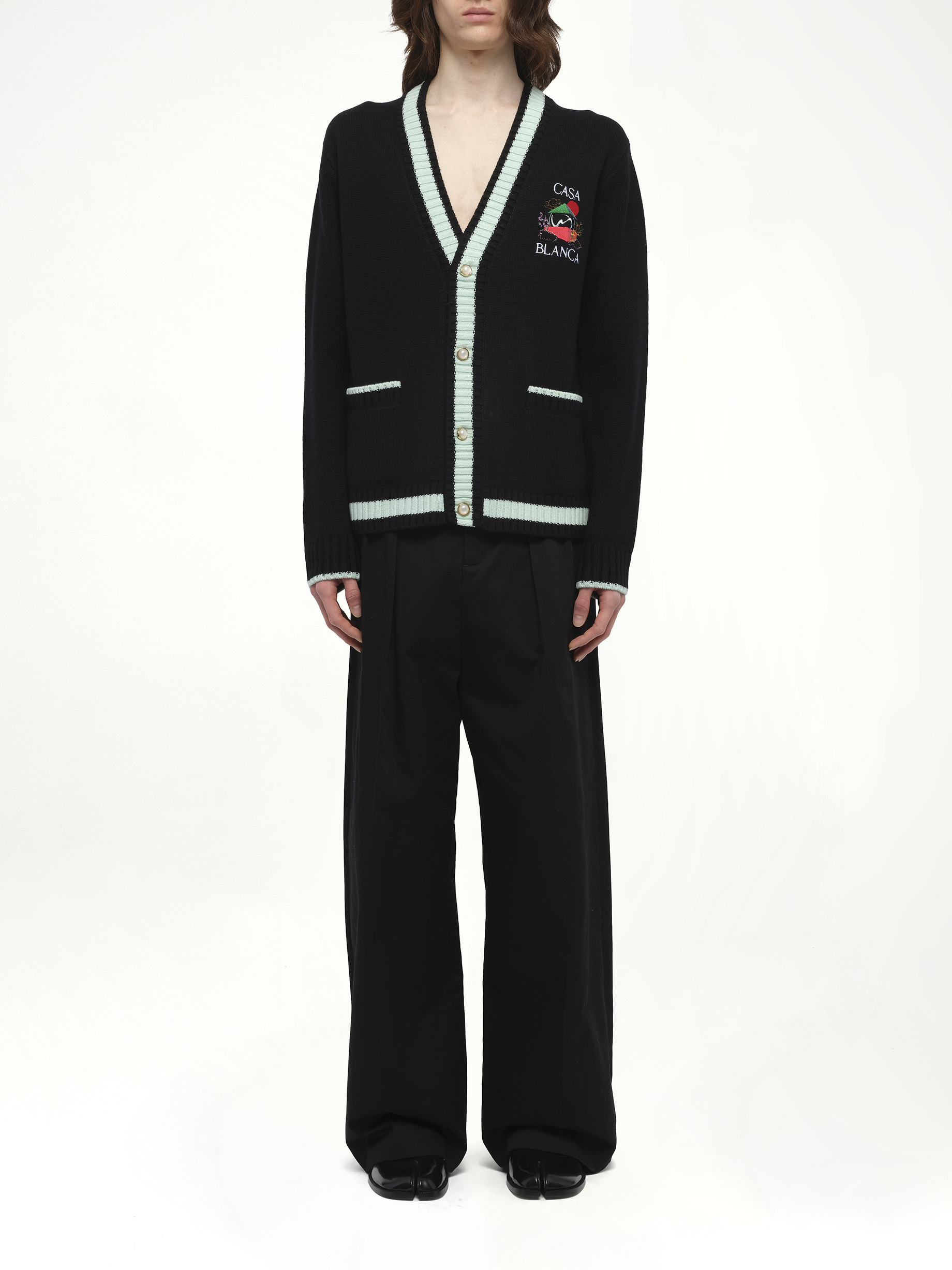 Casa Mountain Cardigan in Black - 7