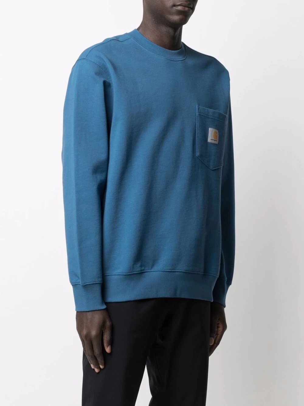 Pocket logo-patch sweatshirt - 3