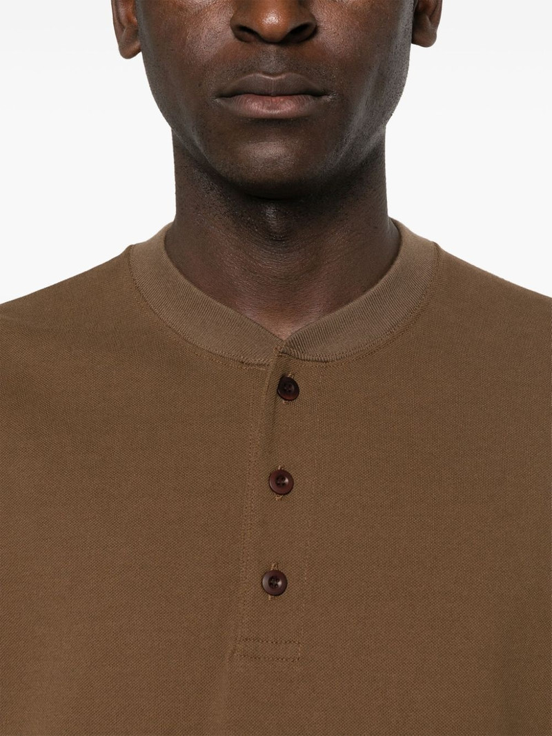 piqué-weave cotton T-shirt 5