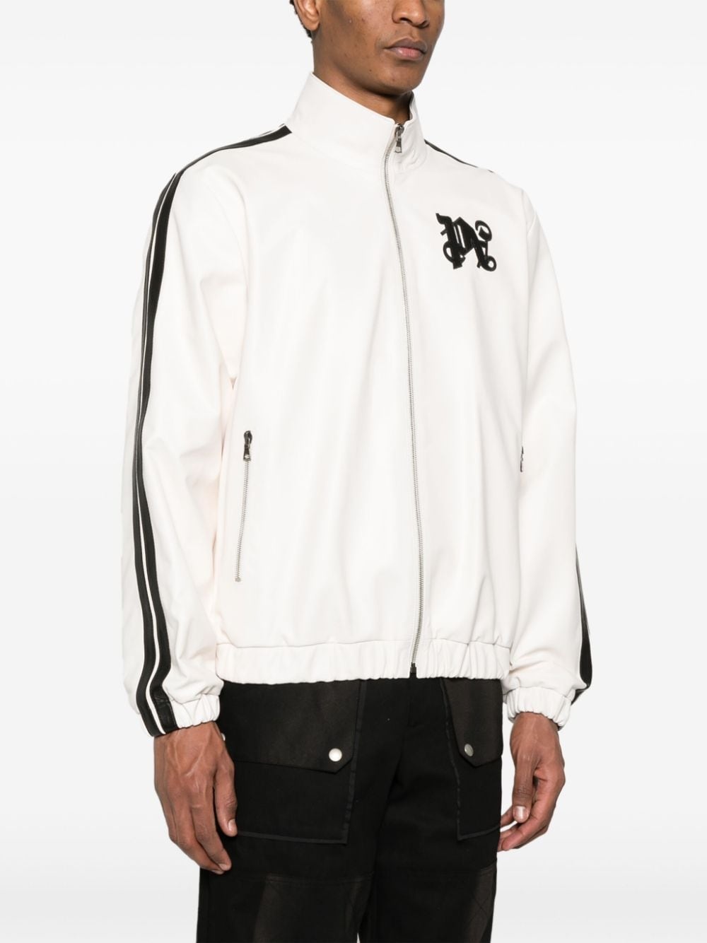 MONOGRAM LEATHER TRACK PALM ANGELS JACKET - 2