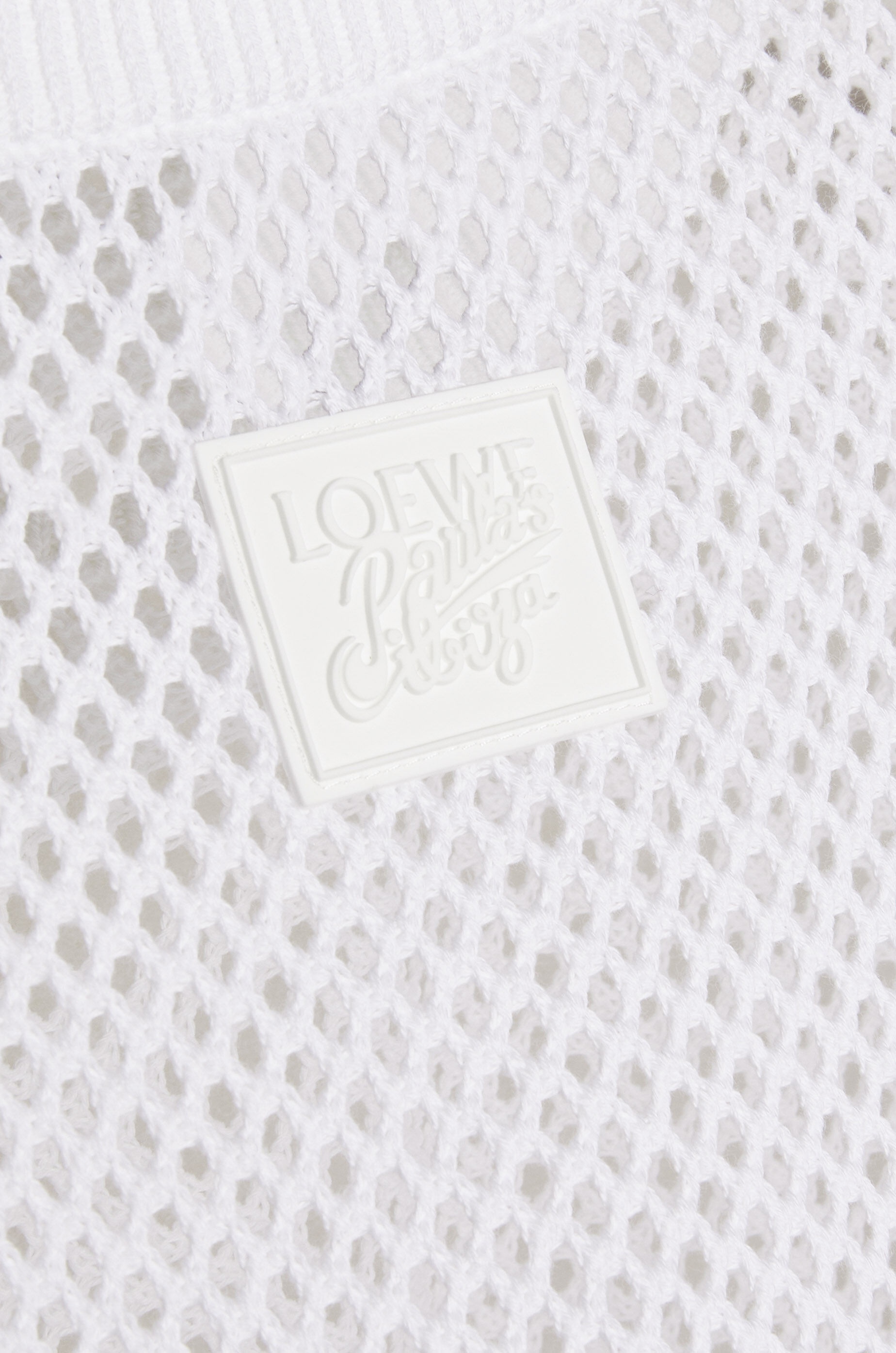 Mesh T-shirt in cotton - 3