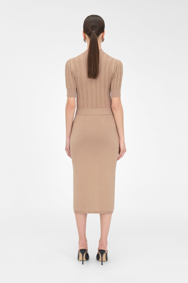 Alessandra Rich COTTON AND CASHMERE BLEND CARDIGAN outlook