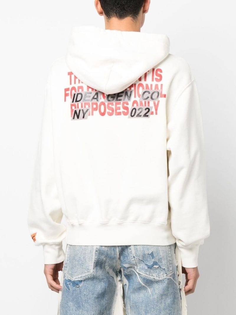 Medieval Heron hoodie 4