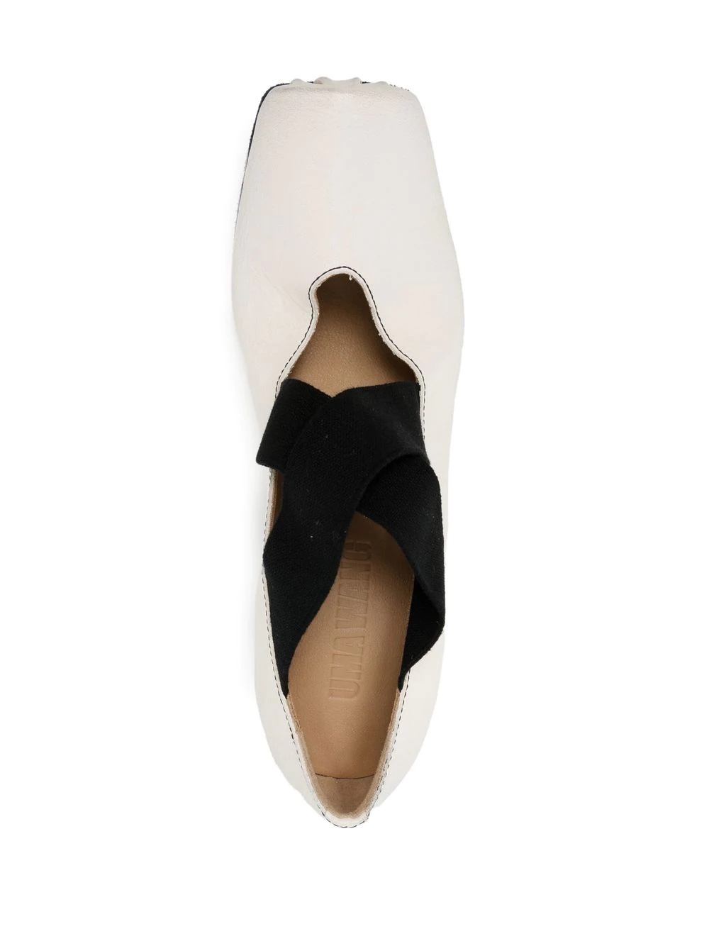 Ballerina square toe elasticated pumps - 4