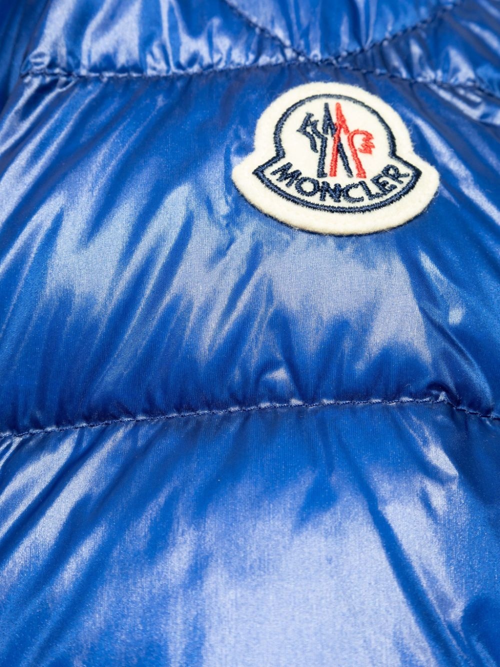metallic finish down jacket - 5